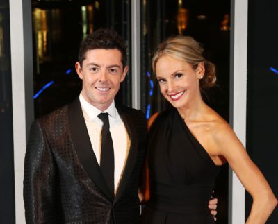 Rory McIlroy with and his fiancee Erica Stoll at The Paddy Wallace Fund for Autism Christmas Ball Picture by Darren Kidd - Press Eye.