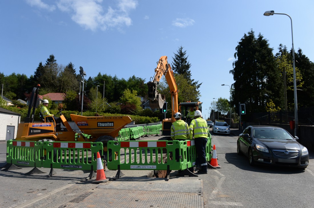 Work on gas scheme for the west halted for Christmas