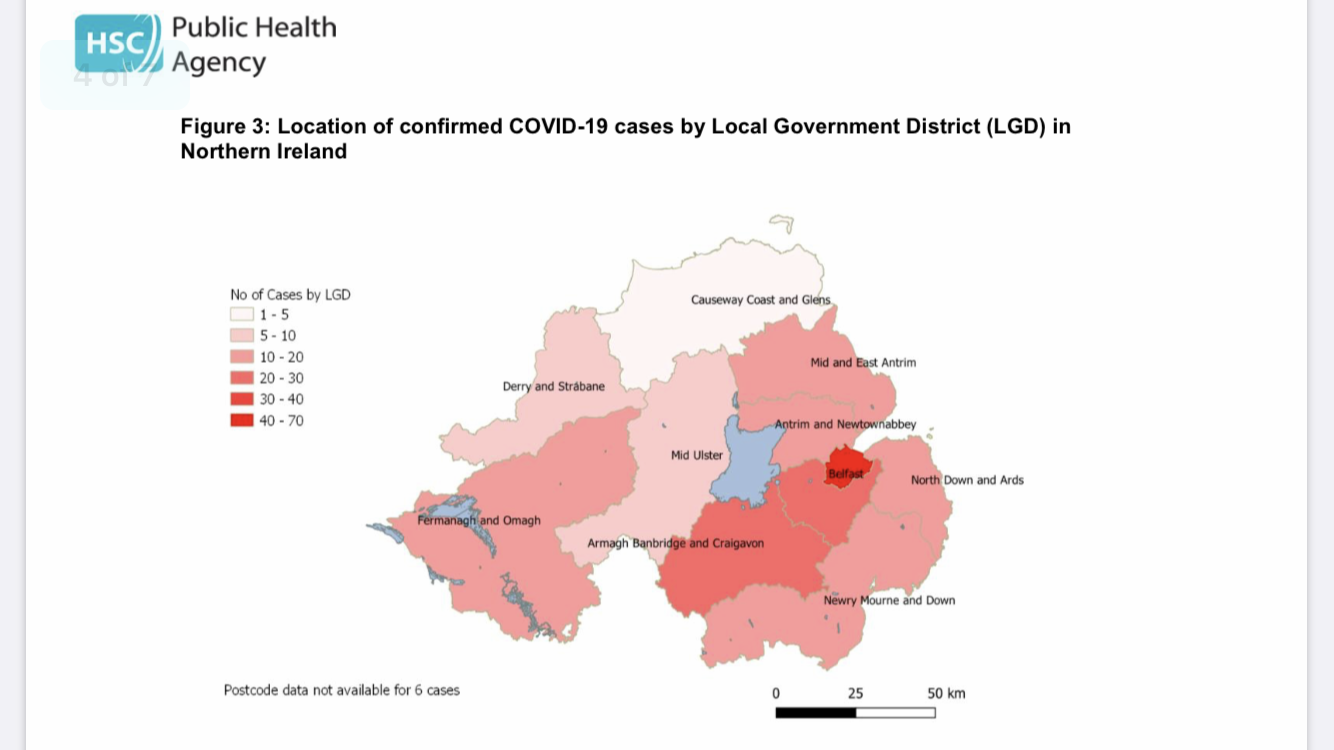 Seven coronavirus deaths in the North