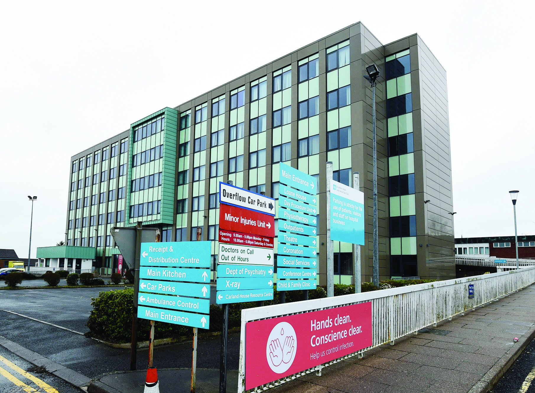 ‘Covid-19 Primary Care Centre’ at Dungannon Hospital