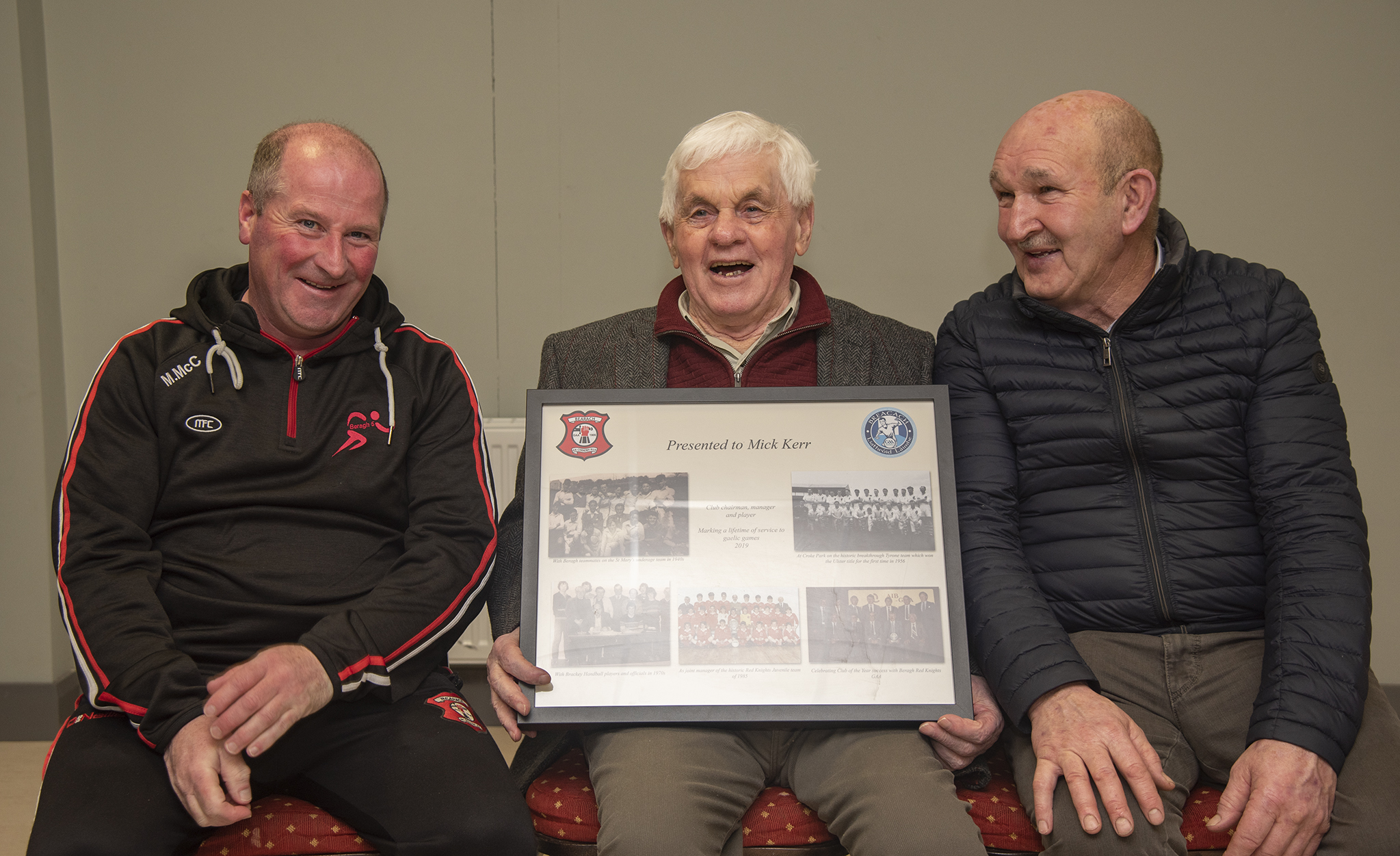 Mick Kerr honoured at special Red Knights function