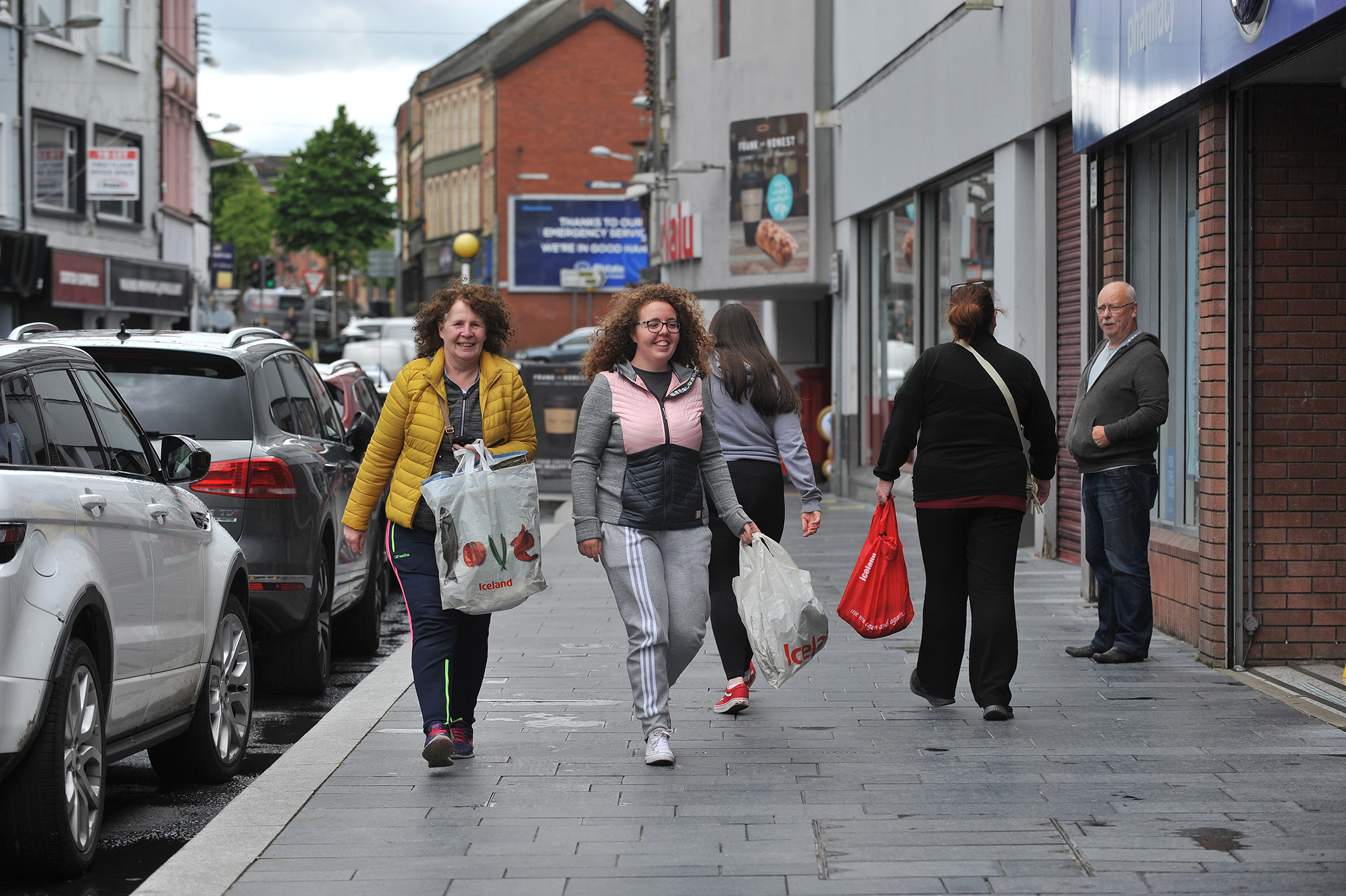 Stay Safe message as shops reopen