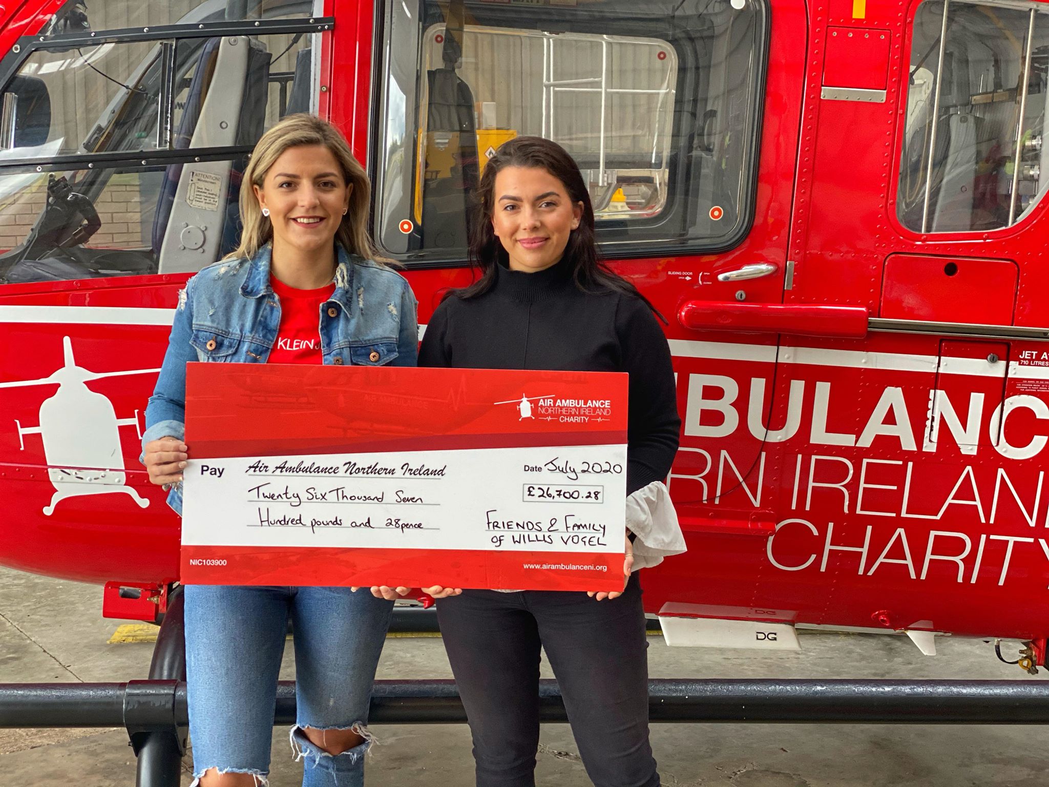 Crash victim’s family donates £26,700 to Air Ambulance