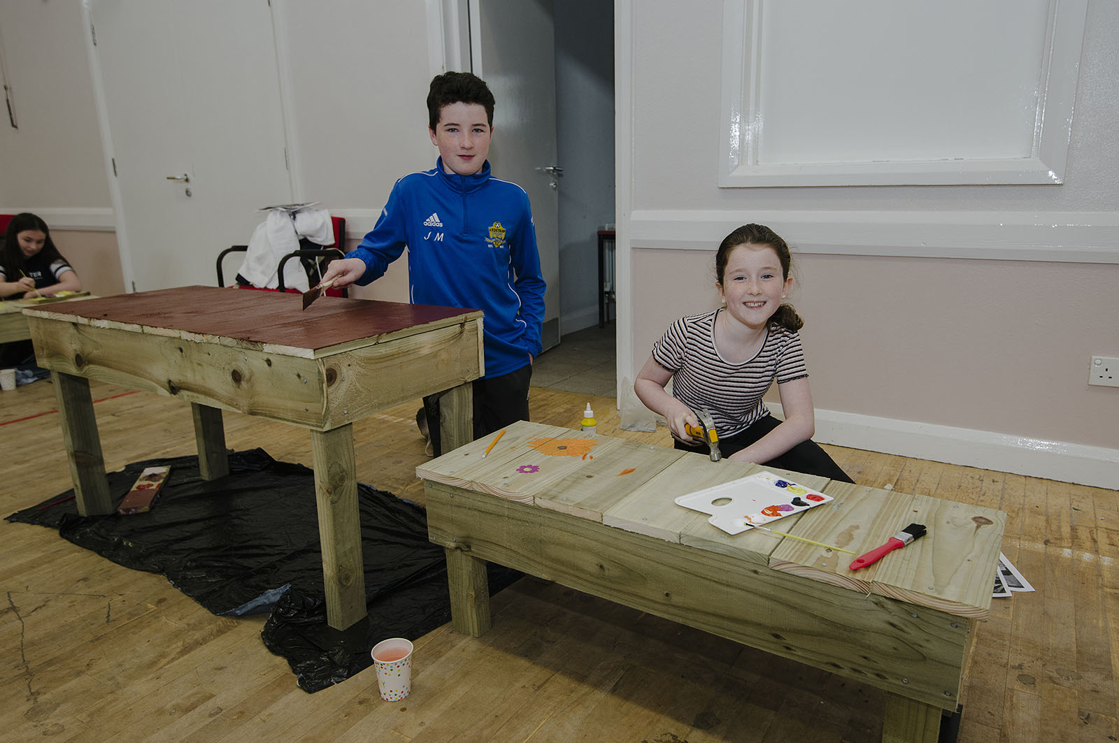 Crafty kids at Creggan Community Centre