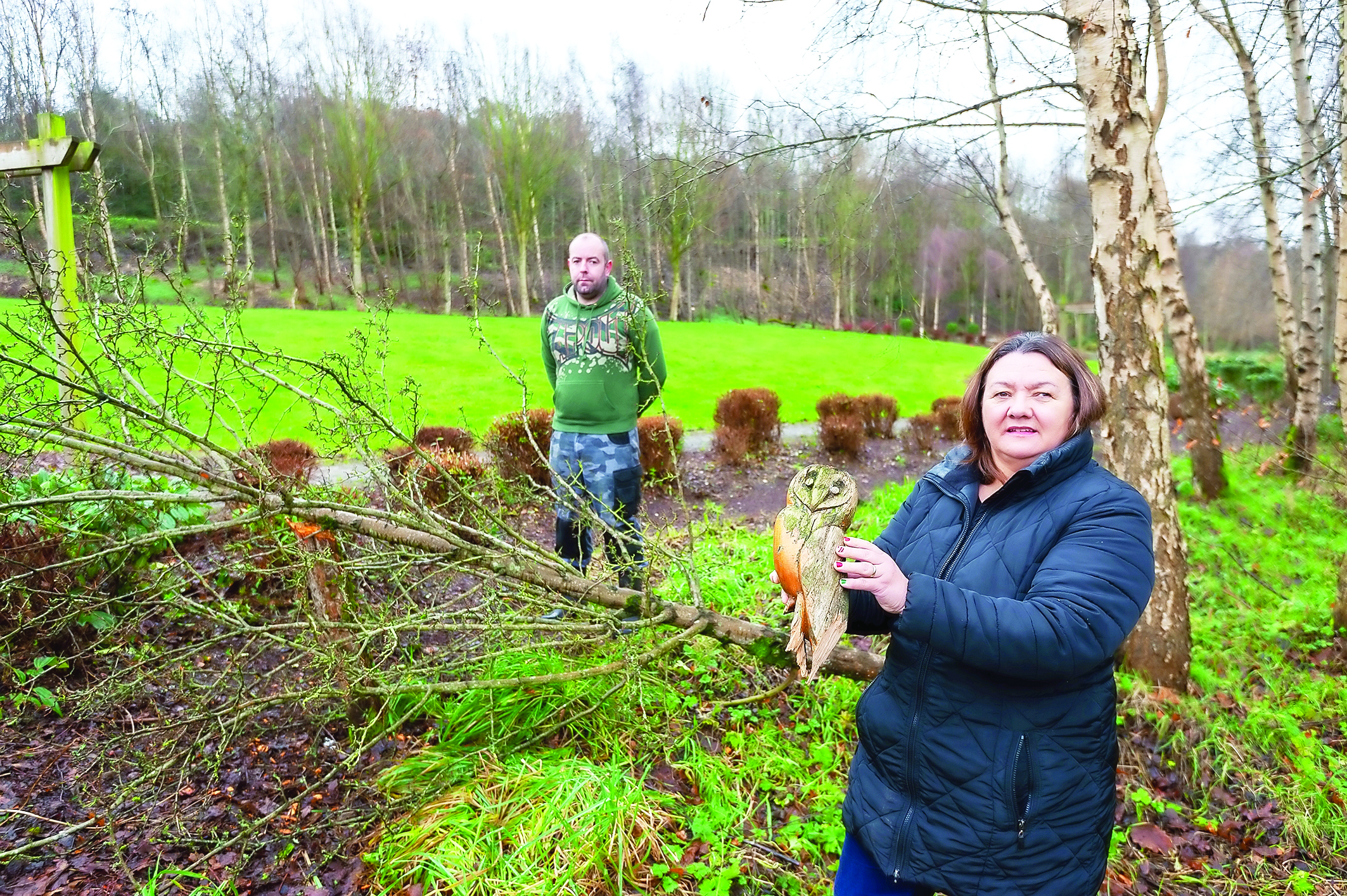 Outrage after vandals cause damage to Burn Walk