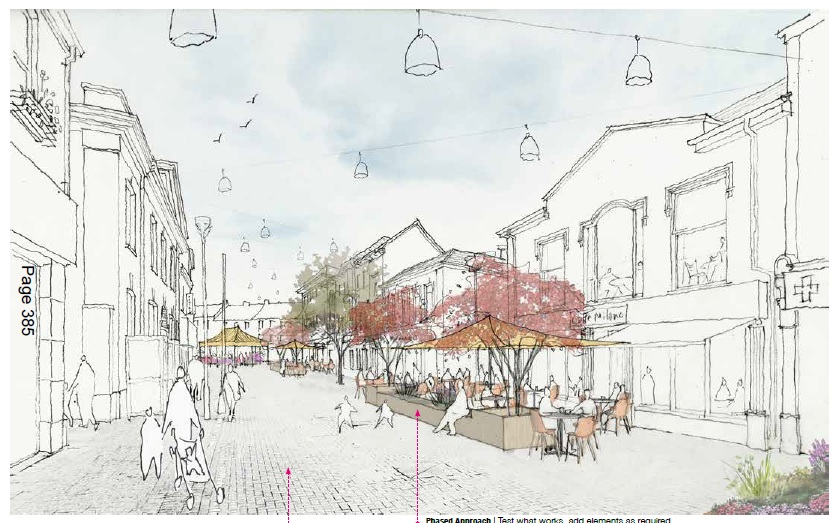 Innovative street changes proposed for town