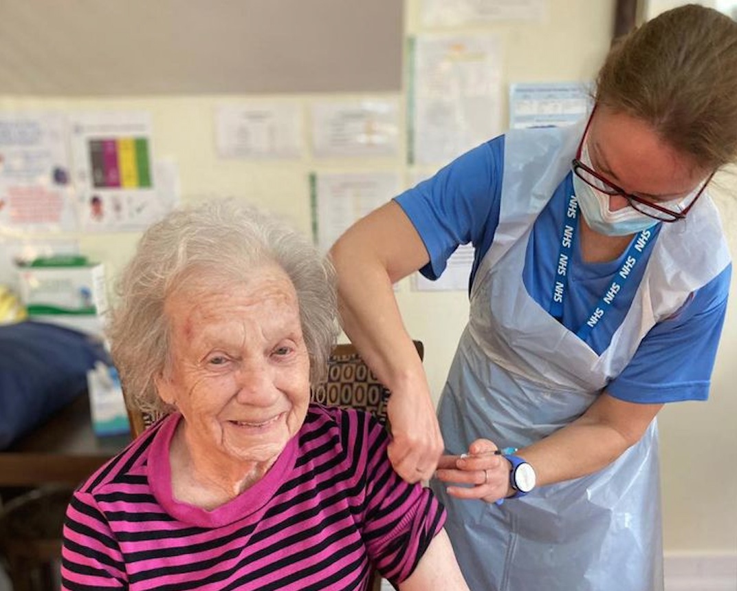 First vaccines given out in local care homes