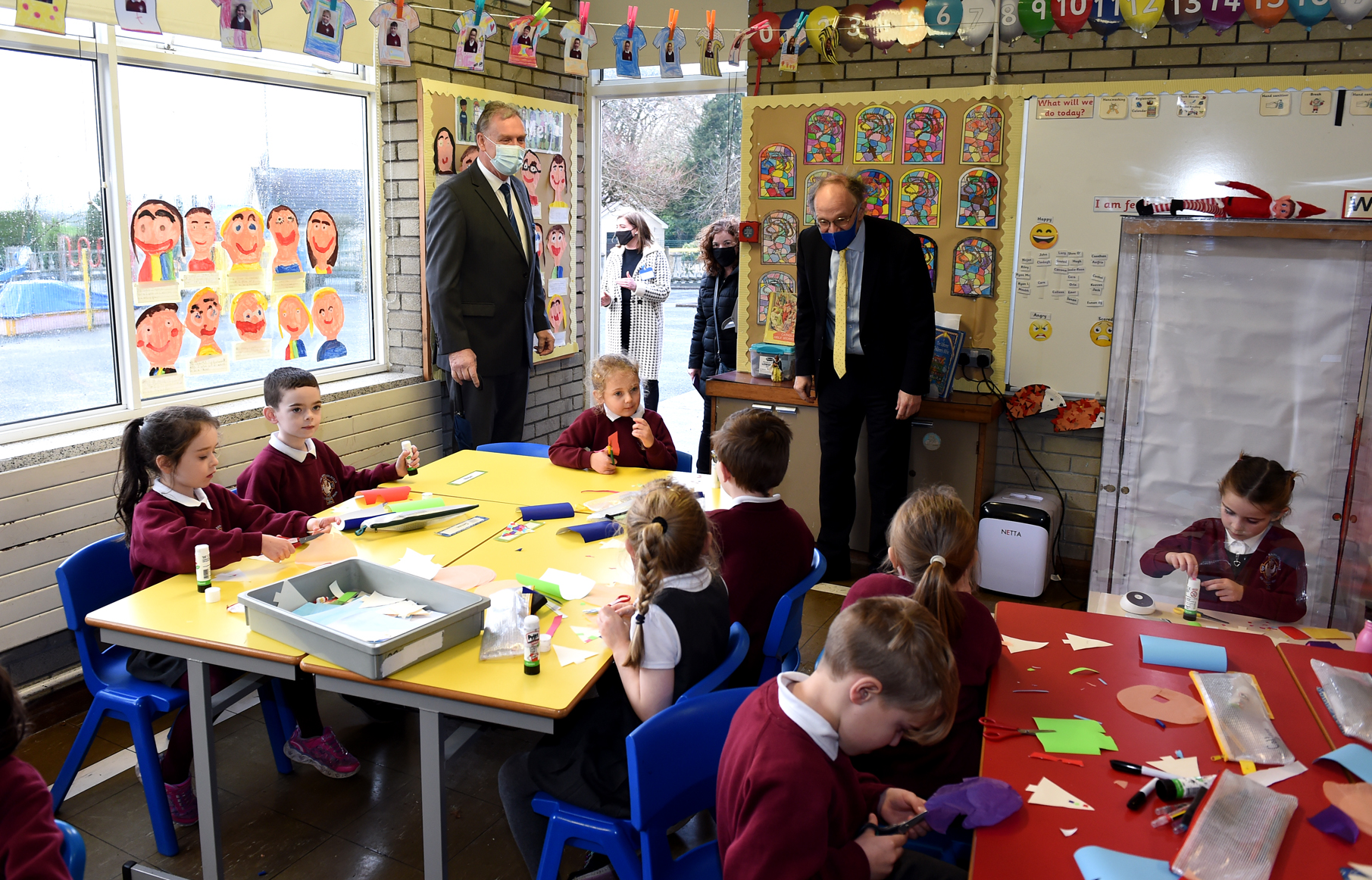 Education minister visits two schools in Carrickmore