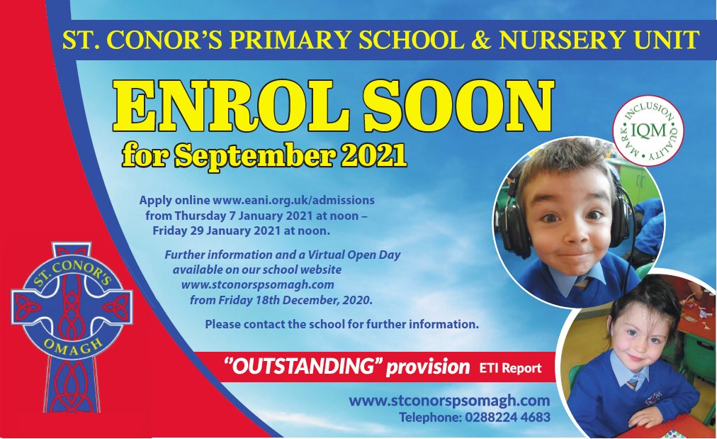 Choose St Conor’s for your child