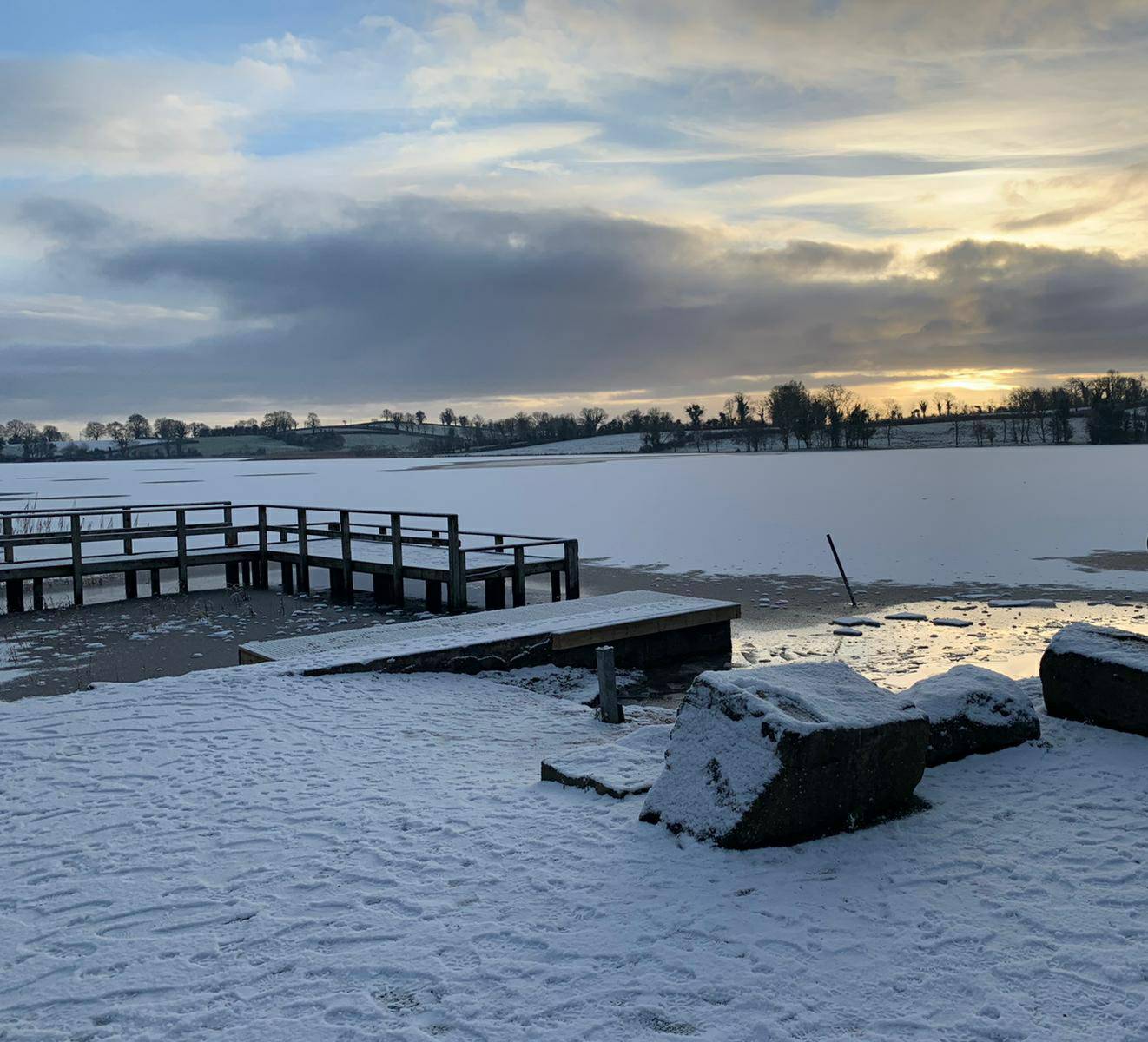 Warning after swimmers ‘cut through ice’ at Gortin Lake