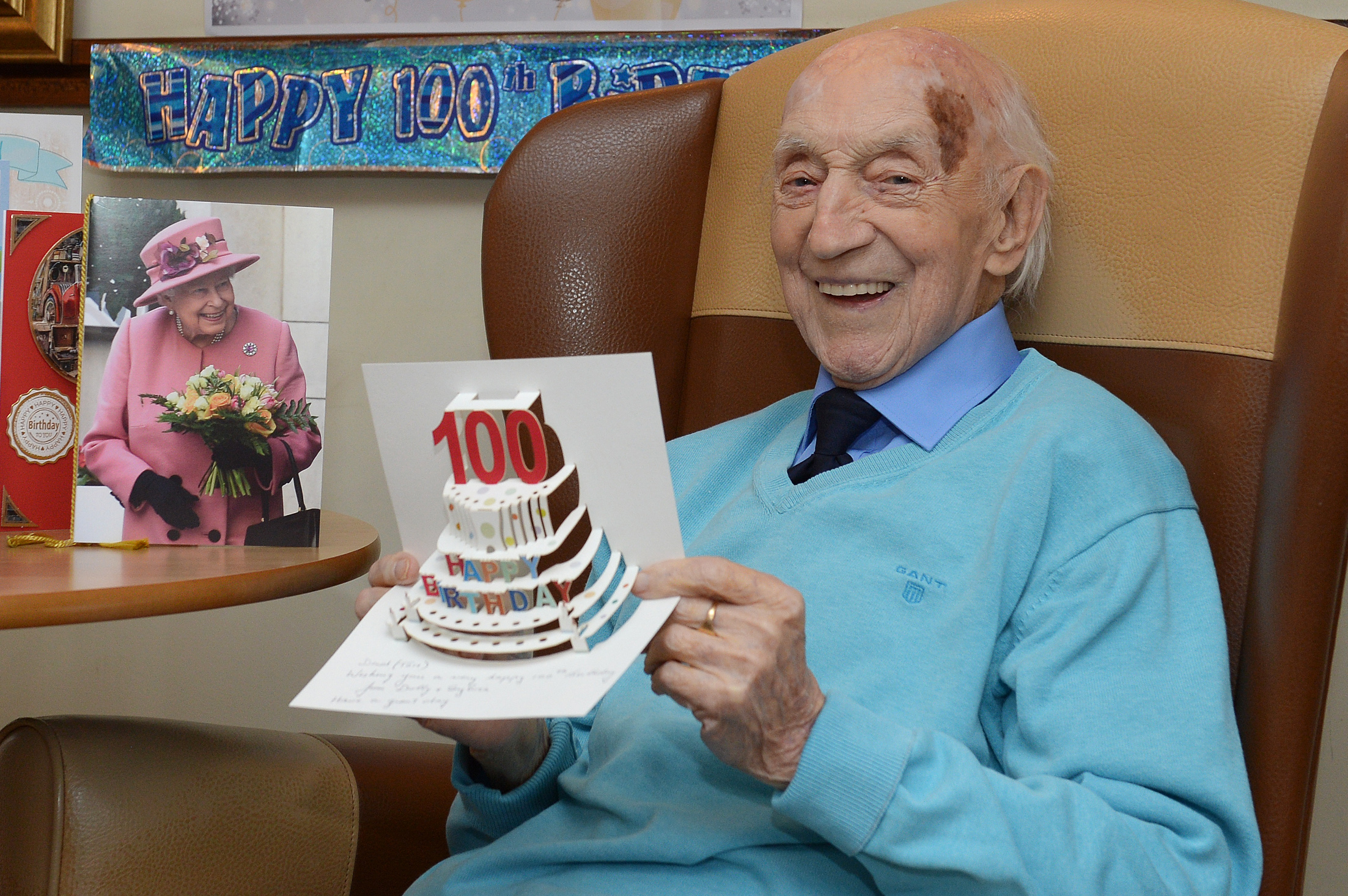 Navy chief’s special tribute as war veteran reaches 100