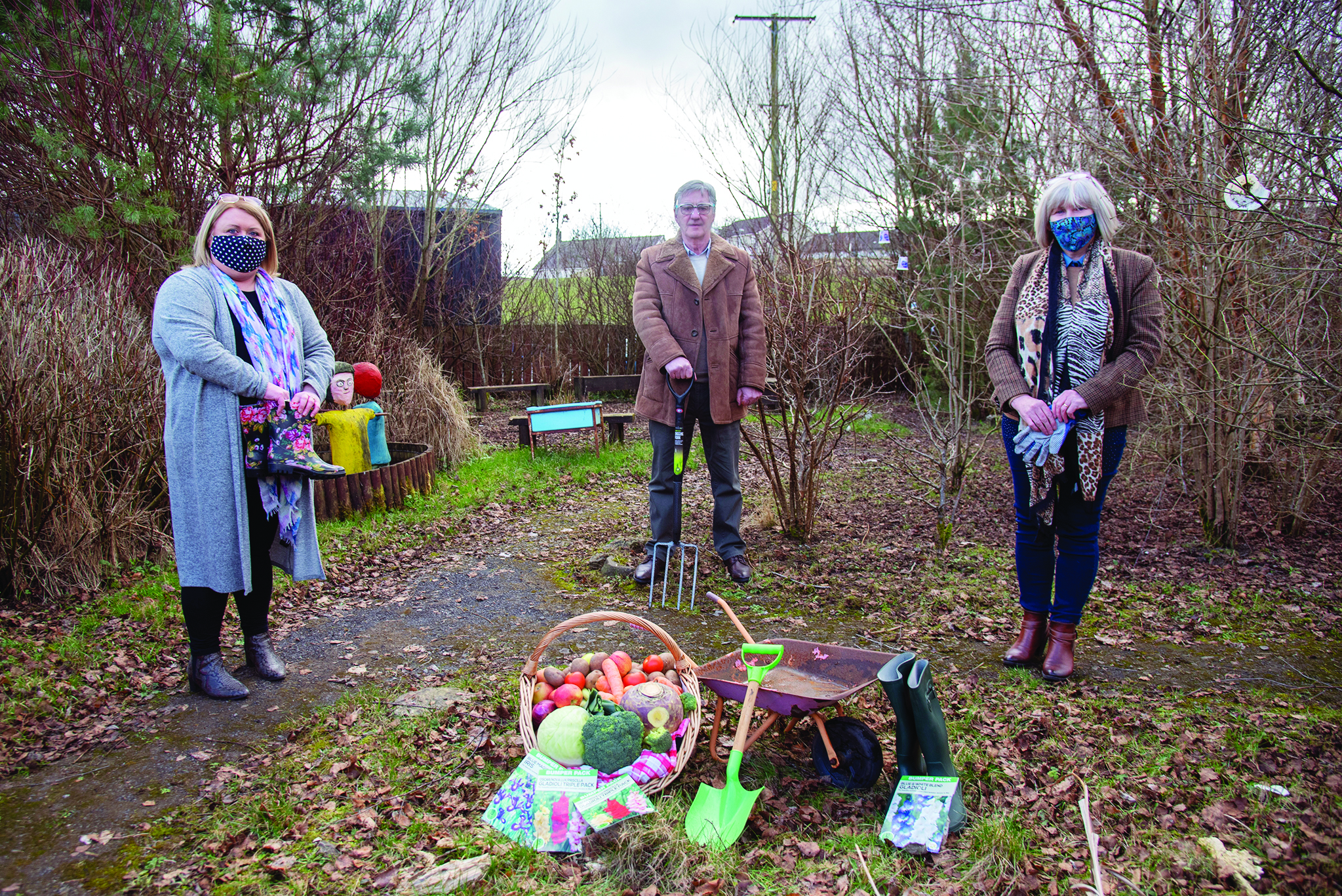 Plans for growing food and flowers in Drumquin