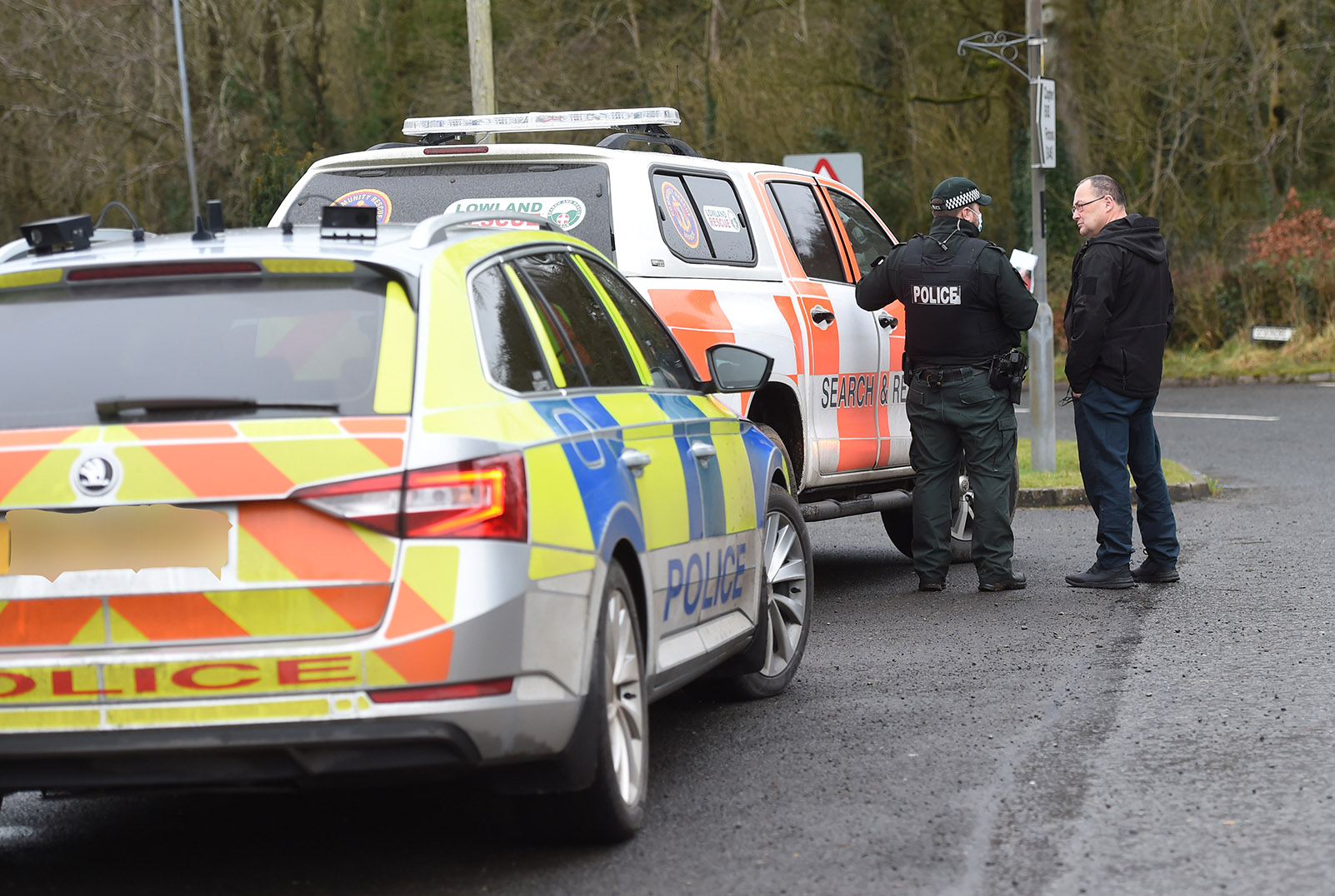 Searches in Tyrone village for missing man