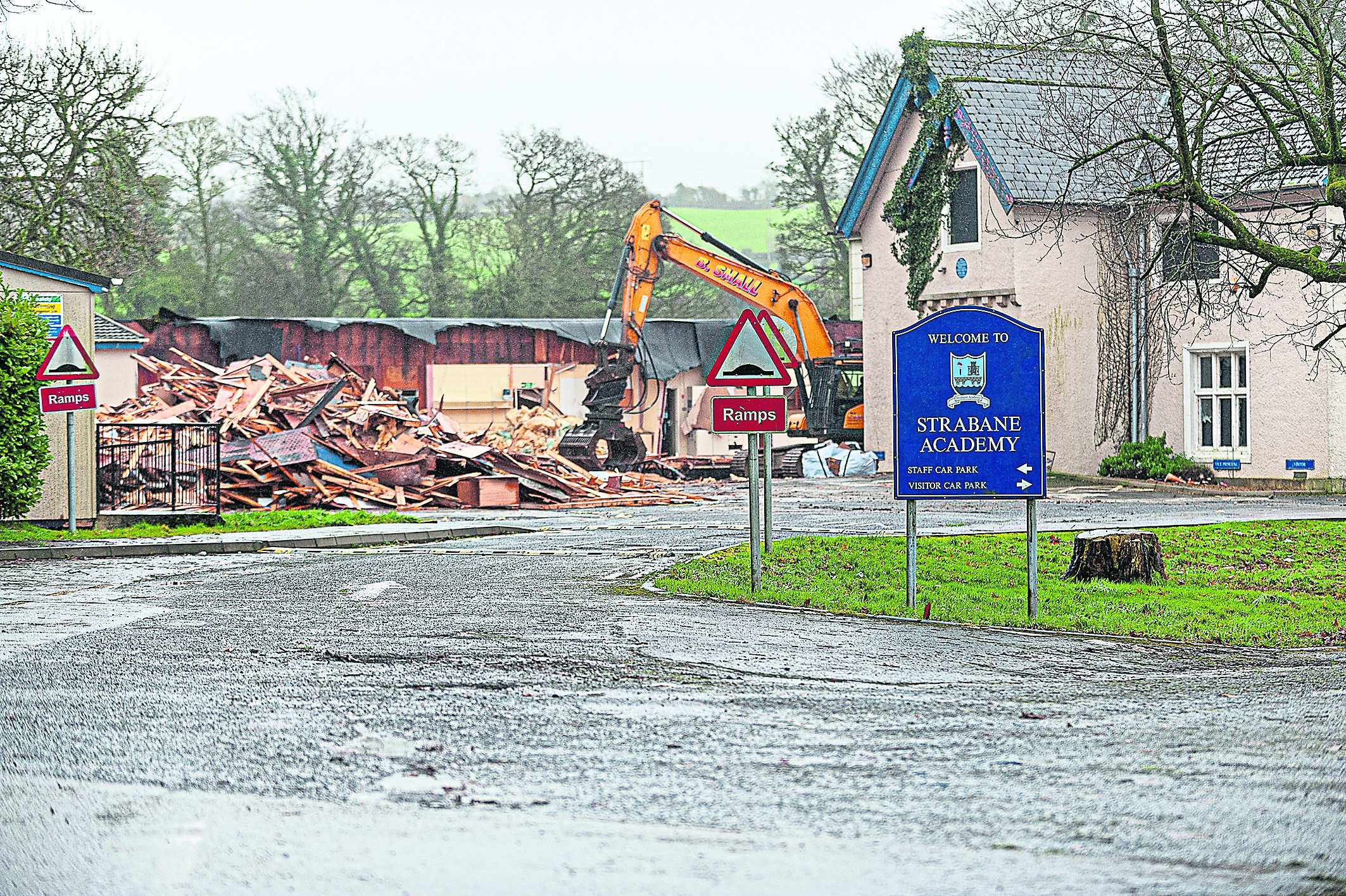 Concern raised as diggers move in to old Academy site