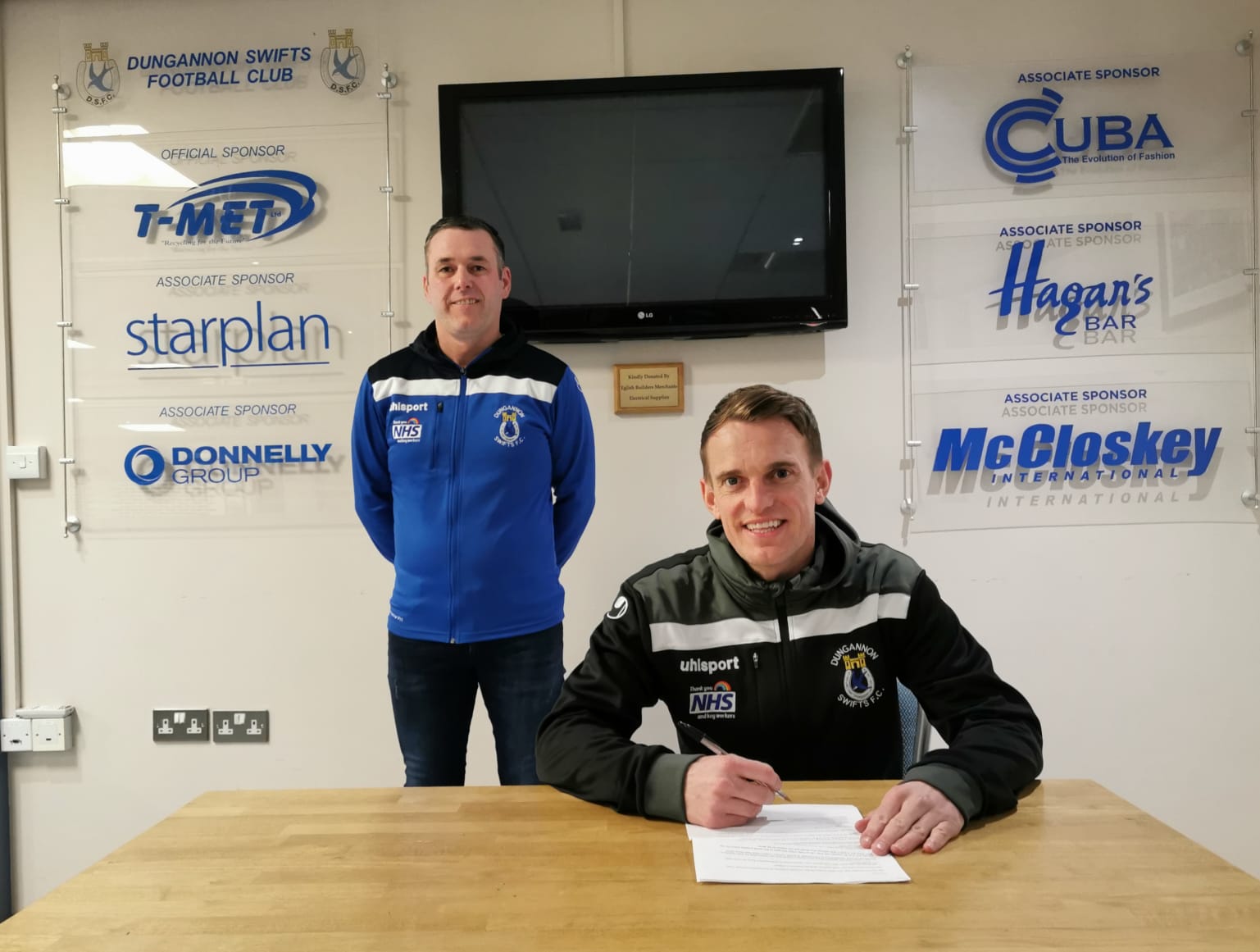 Shiels named new Dungannon Swifts boss