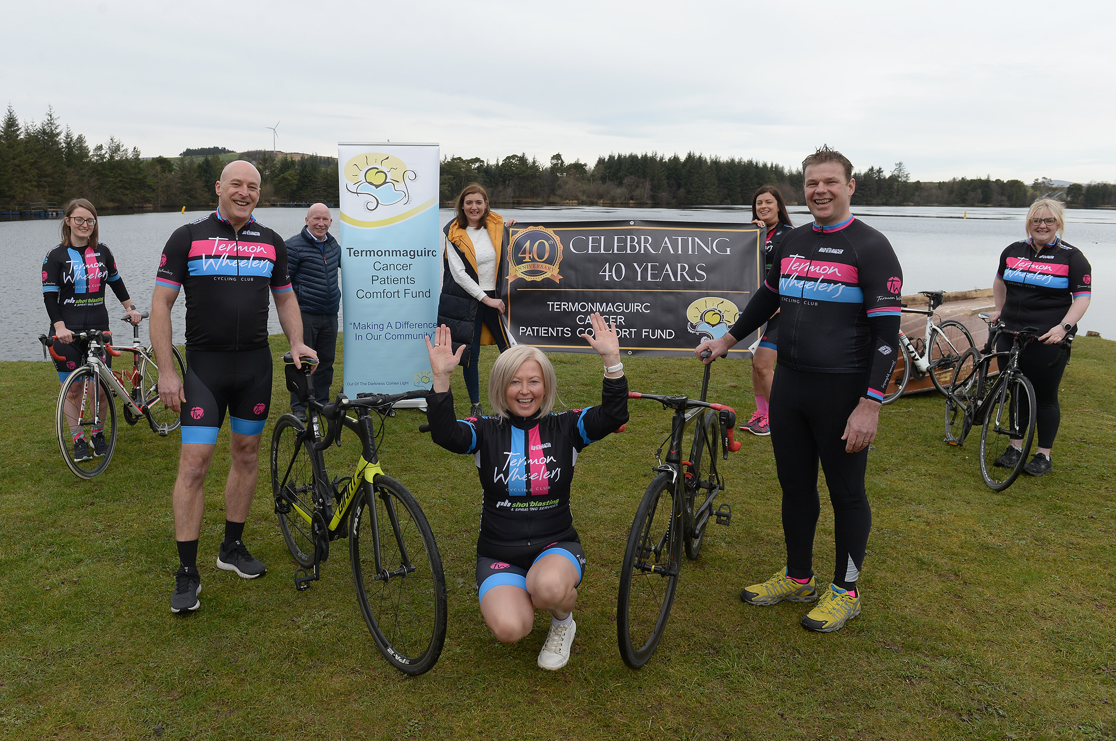 Charity cycle from Paris to Carrickmore