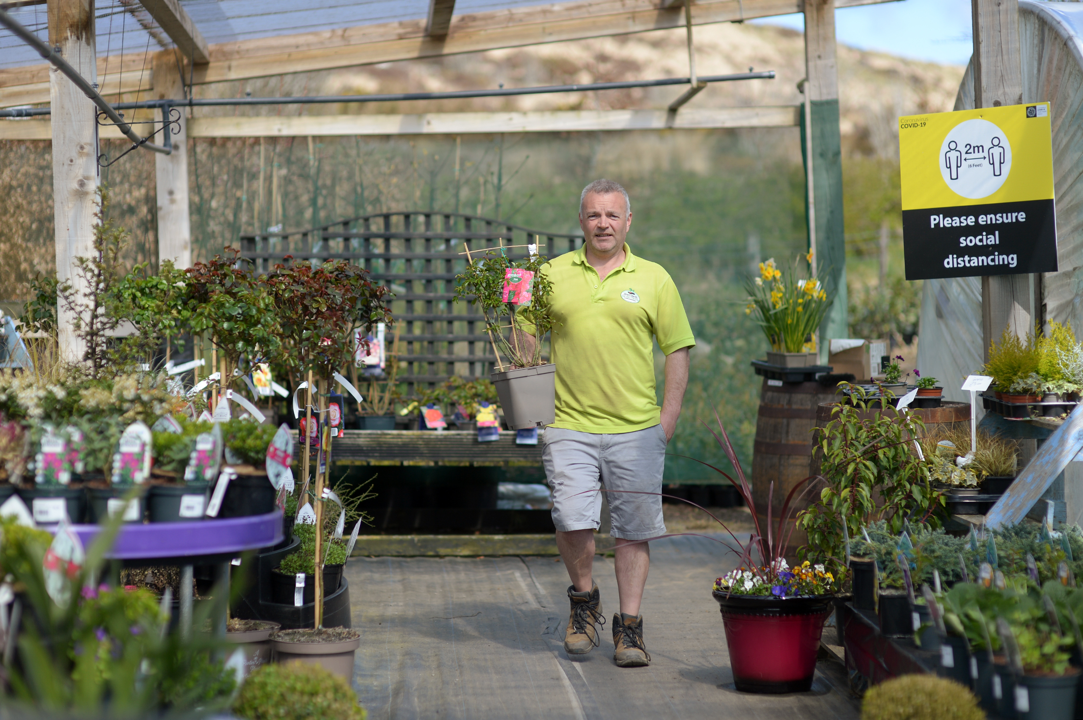 Covid-19: Garden centres welcome back customers