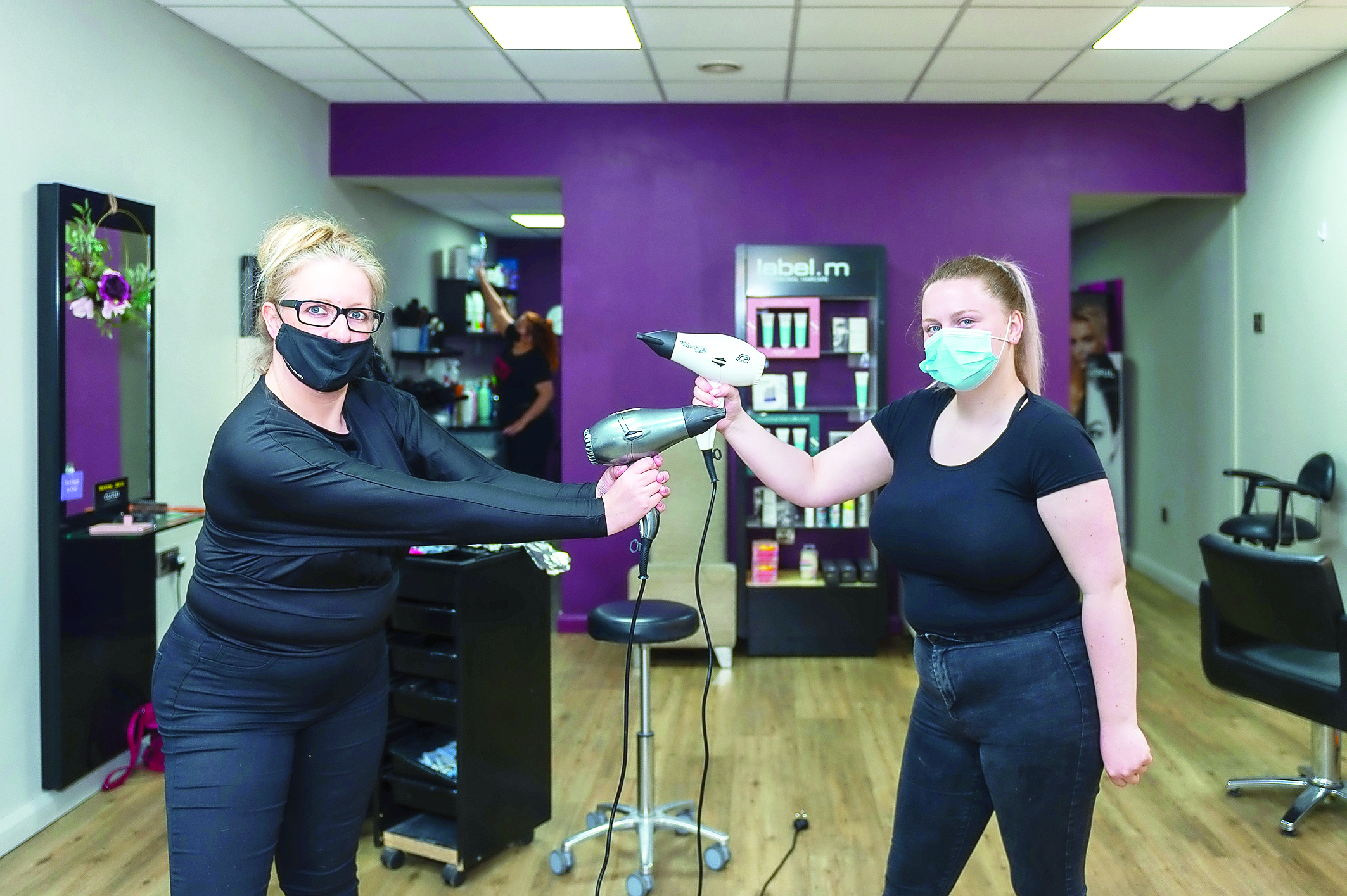 Close contact services reopen to salon owners’ delight