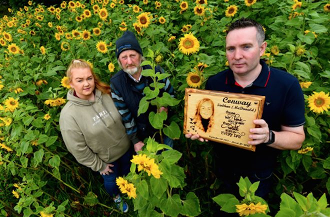 Sunflower field keeping Siobhan’s memory alive