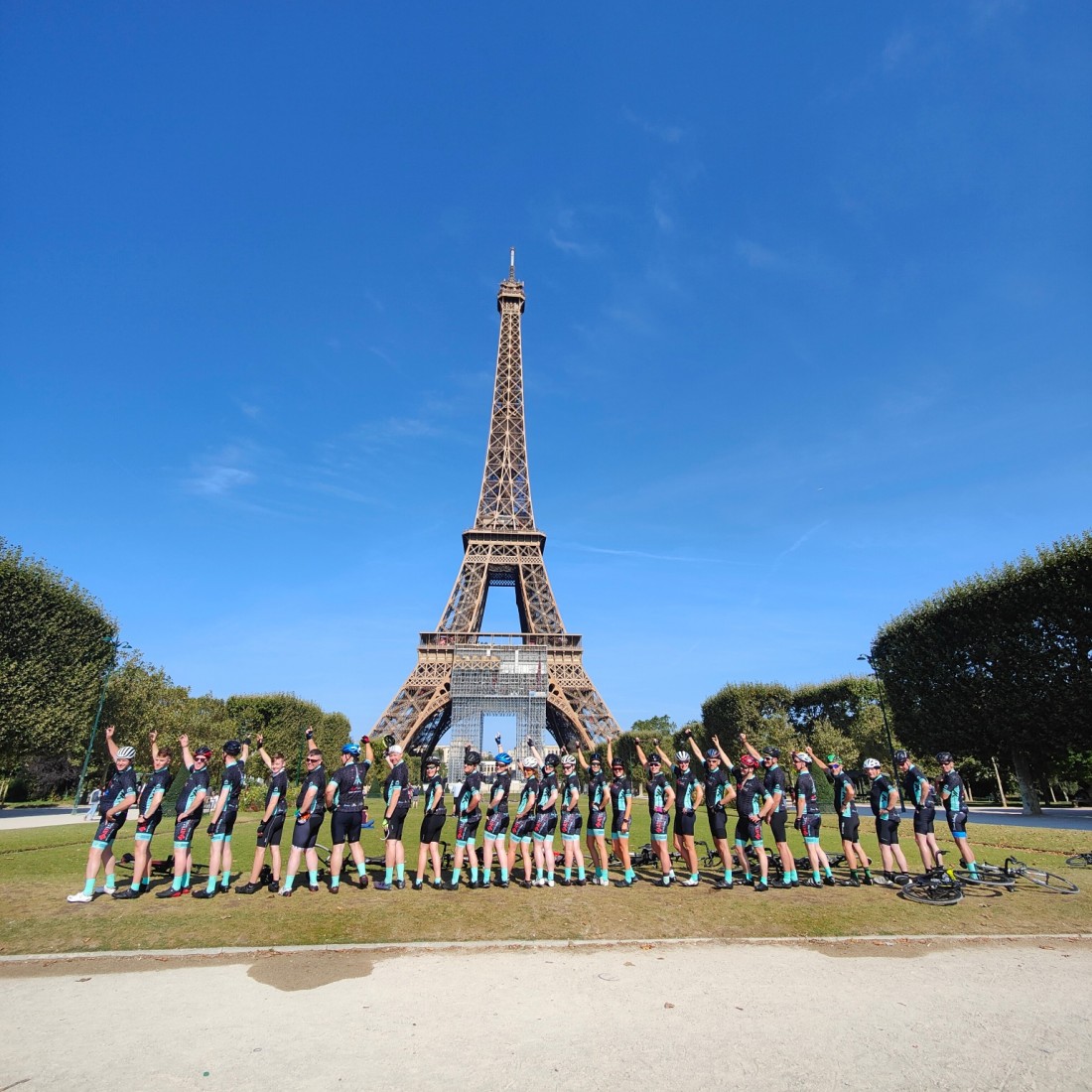 Eiffel to Termon cyclists raise £50,000 for cancer fund