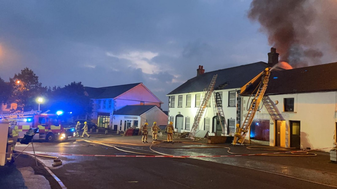 Major fire in breaks out in Carrickmore