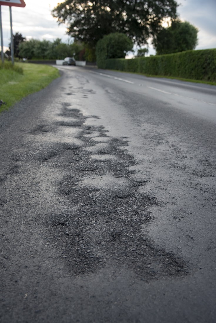 Urgent repairs needed on road damaged by hot weather
