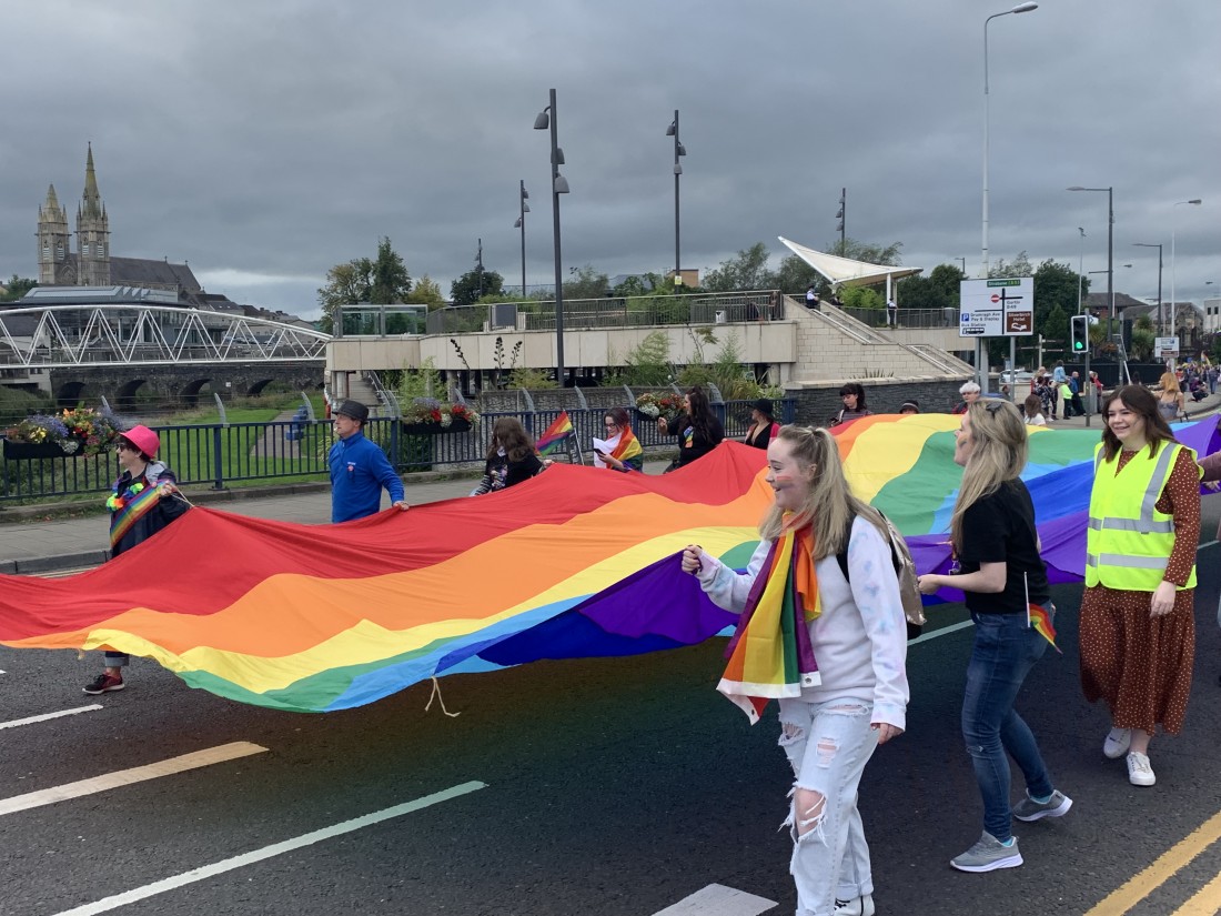 Hundreds celebrate Omagh’s first Pride Parade