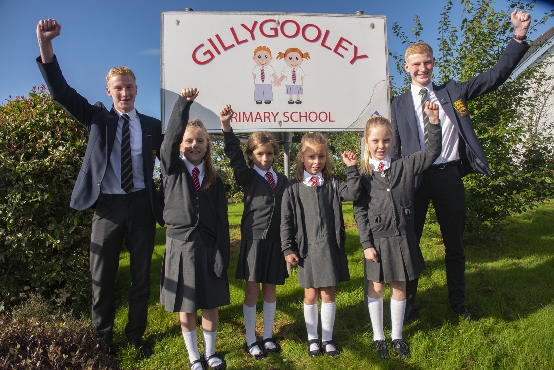 ‘Twinspirational’ pupils return to Gillygooley PS
