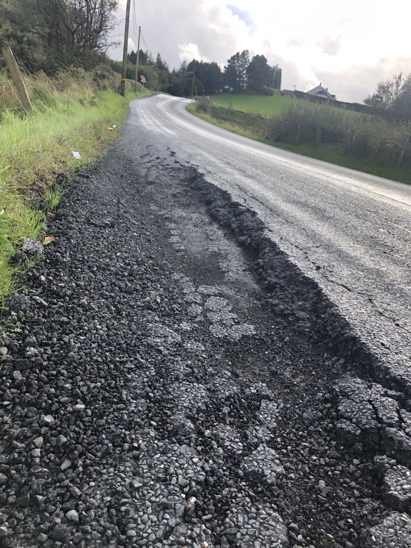 Department urged to repair ‘wholly unacceptable’ road