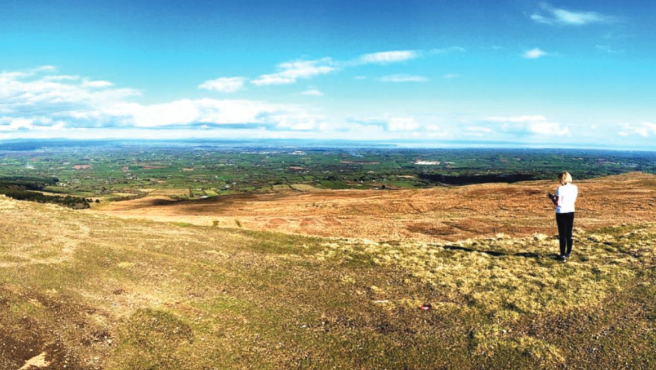 Beyond the border of a dander on the braes of Slieve Gallion