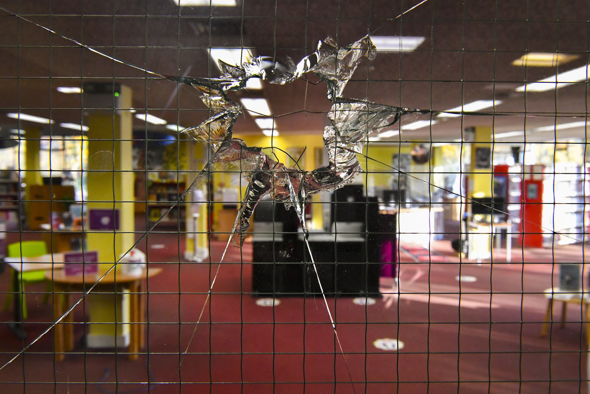 Omagh man accused of library destruction denied bail