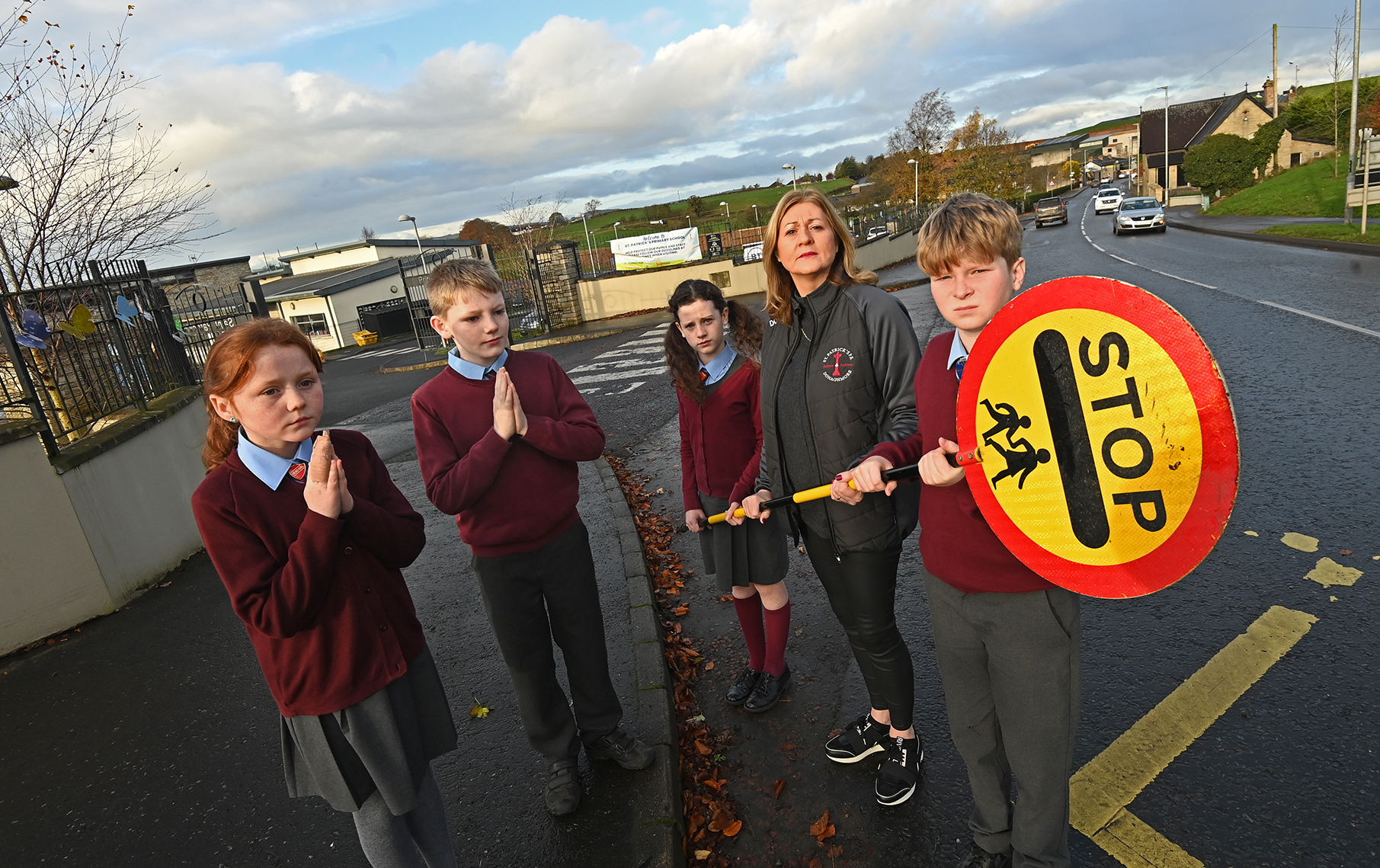 Principal’s plea after pupils narrowly escape tractor smash in Donaghmore