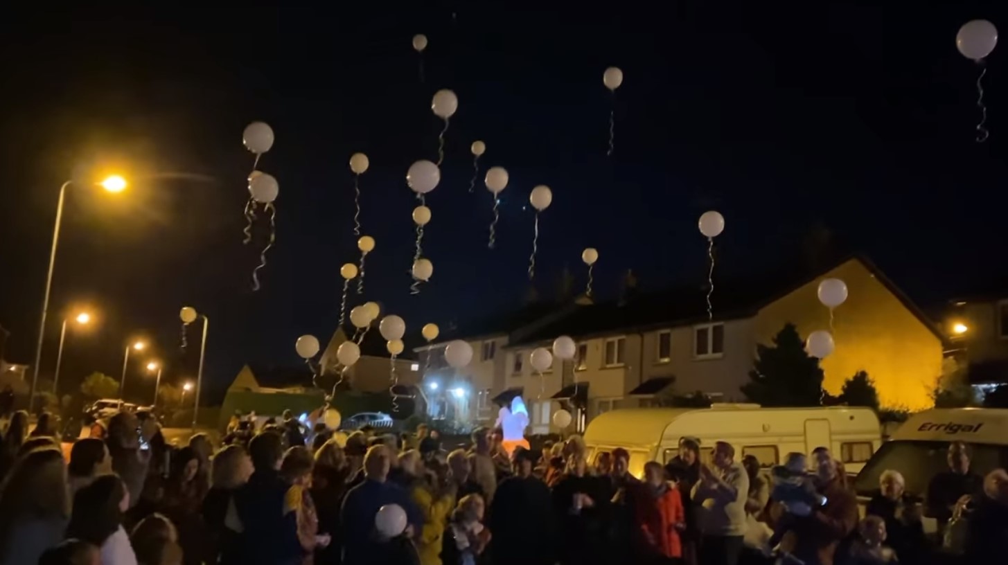 Park’s poignant balloon release remembers deceased residents