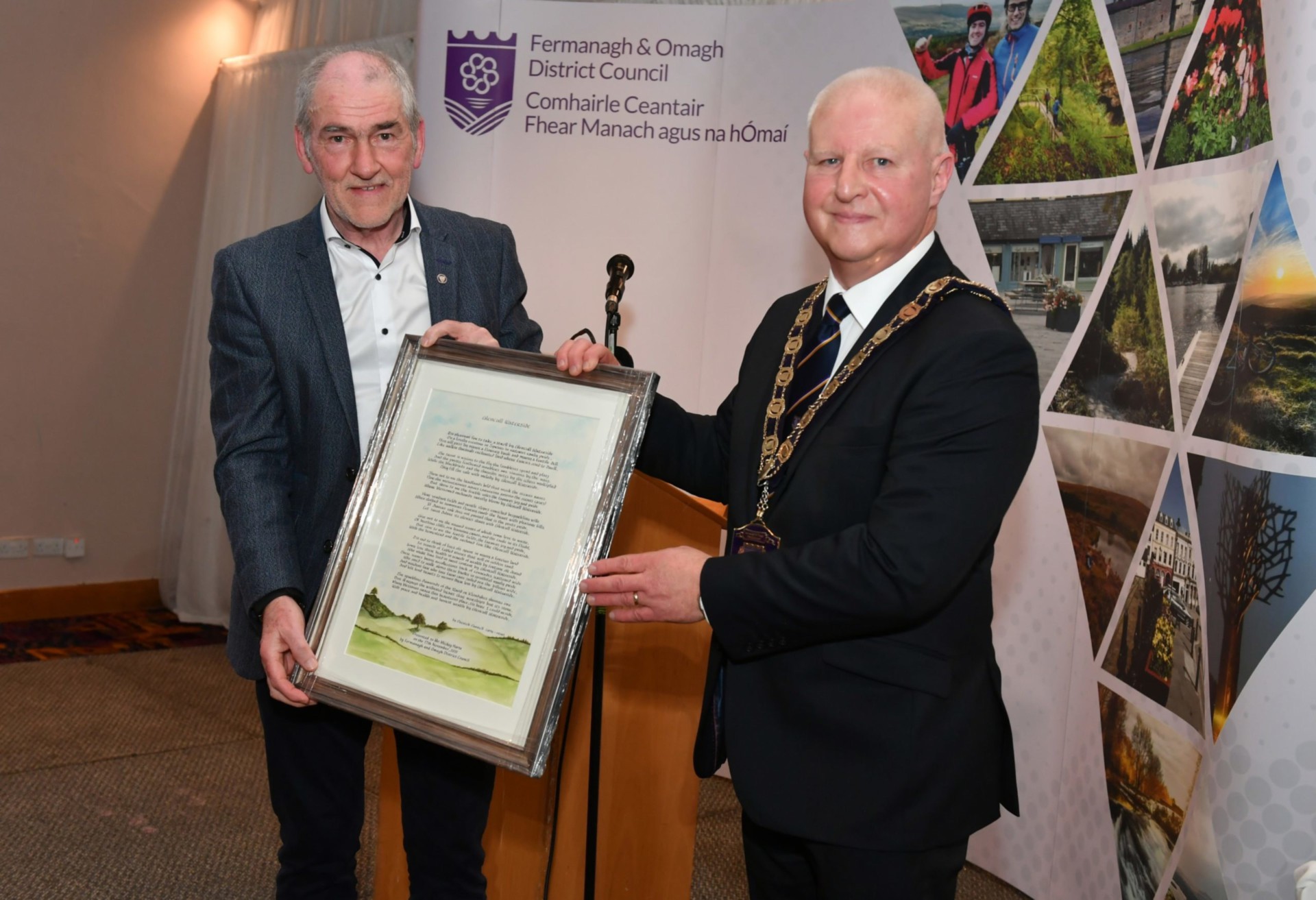 Council honours Mickey Harte with civic reception