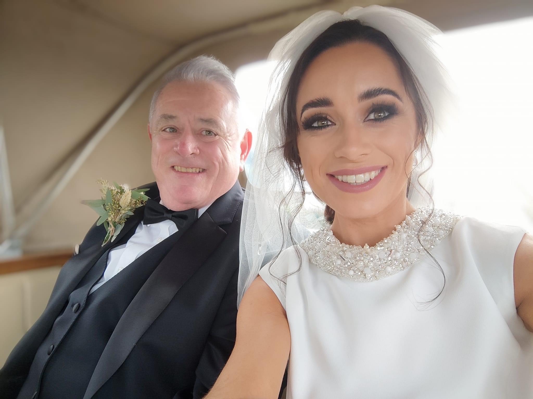 Strabane woman raises £3k for cancer charity to thank them for helping her dad