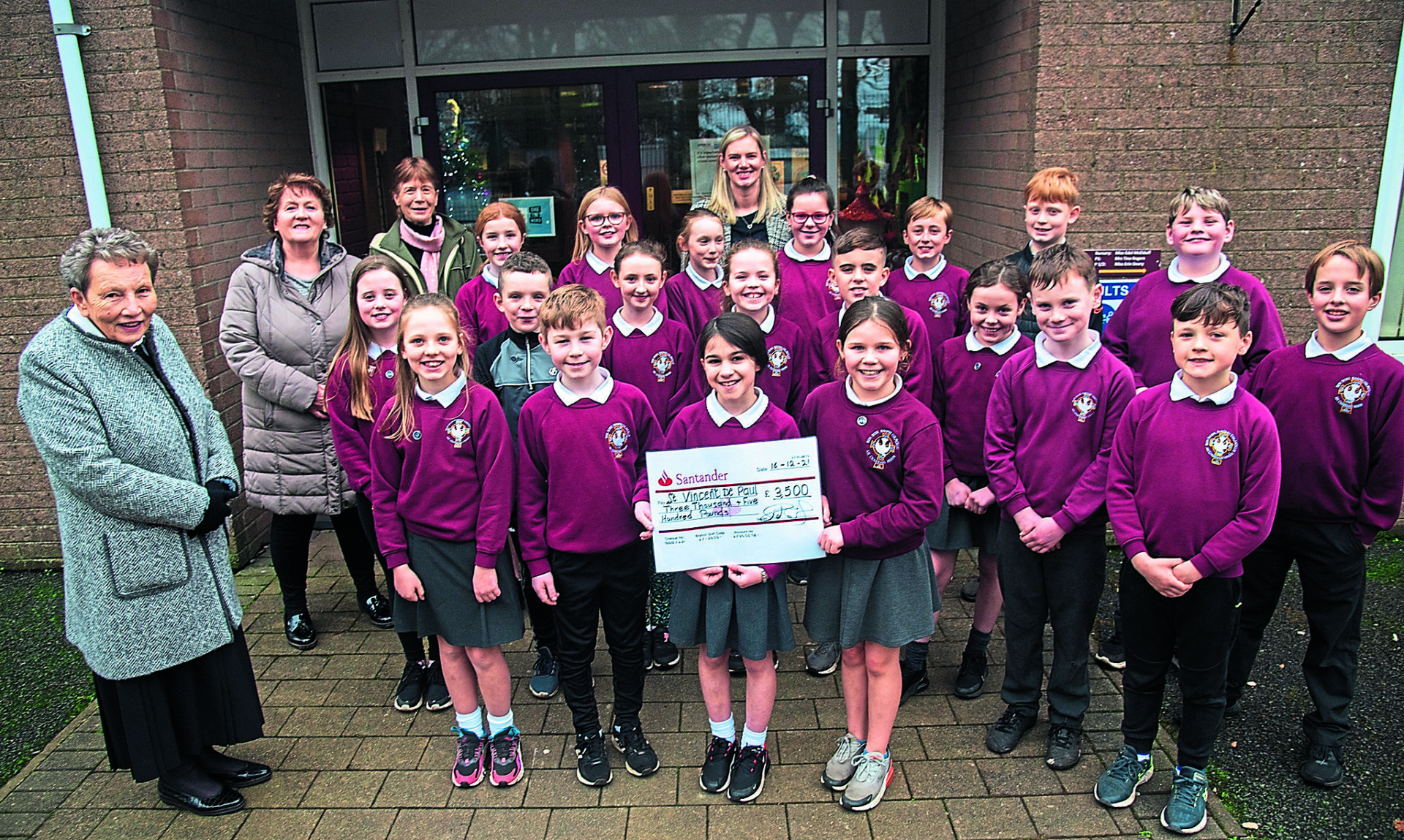 Charitable Carrickmore children raise £3,500
