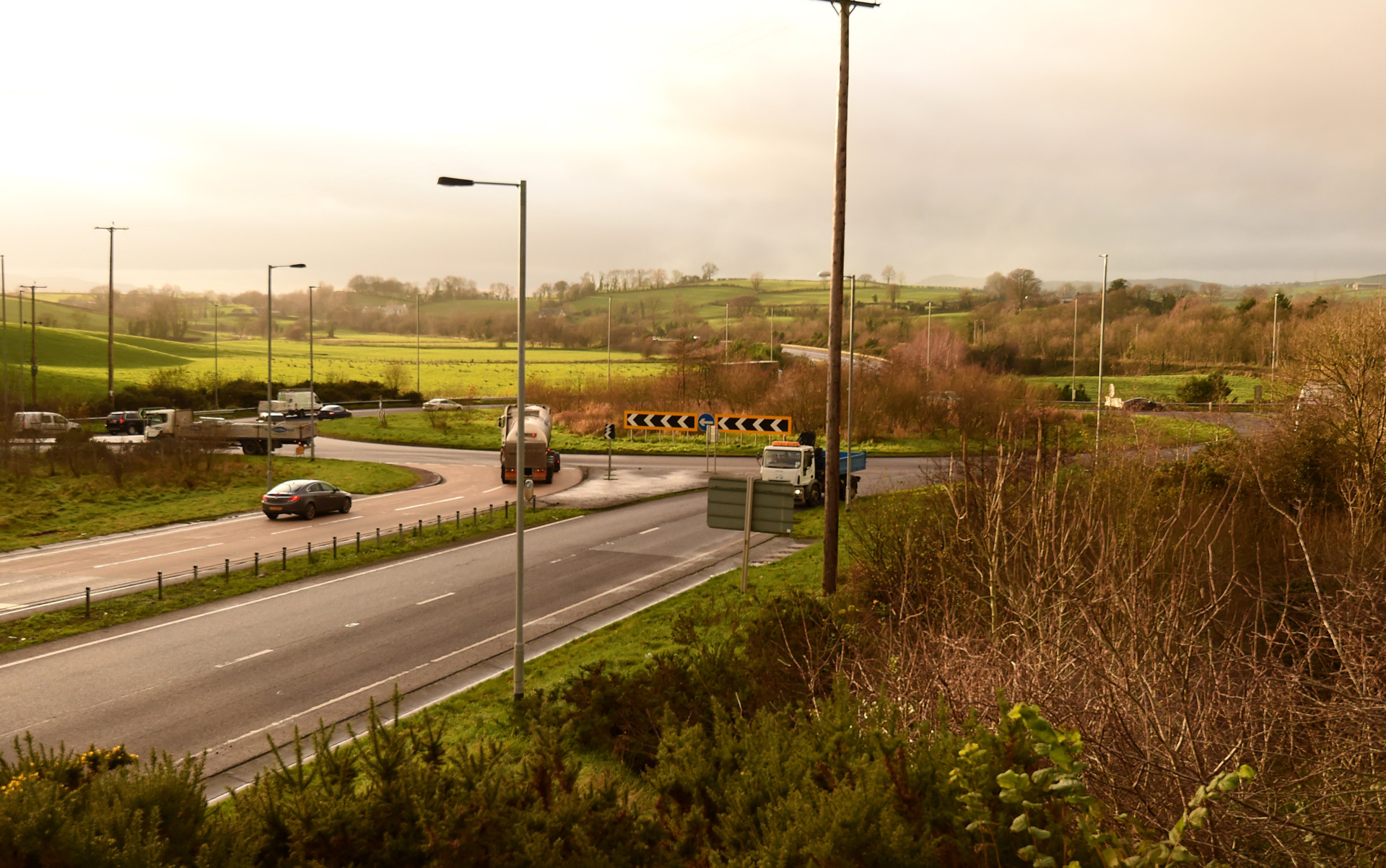 Drink-driver went wrong way on Ballygawley roundabout