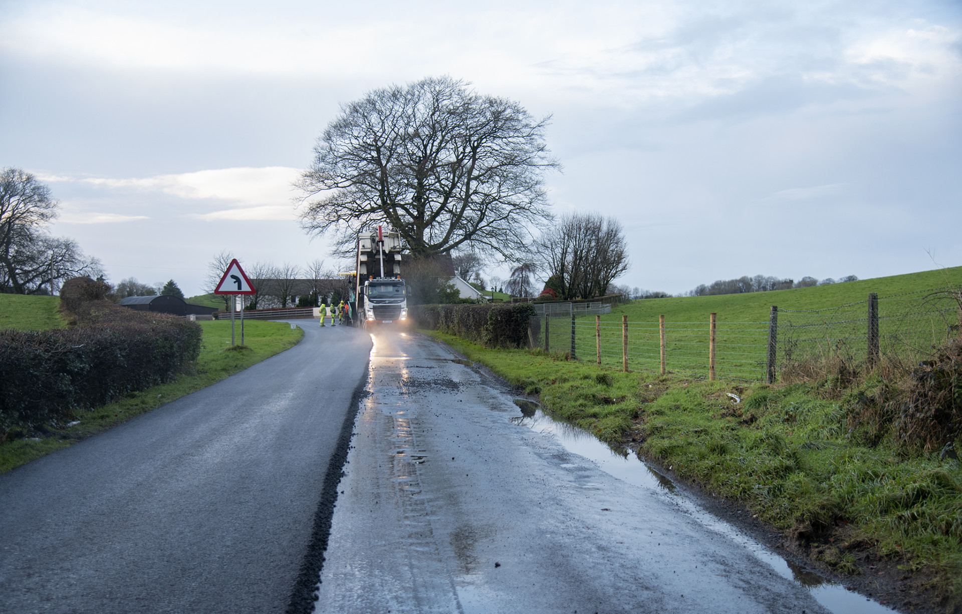 Emergency roadworks to restore safety on Gillygooley Road