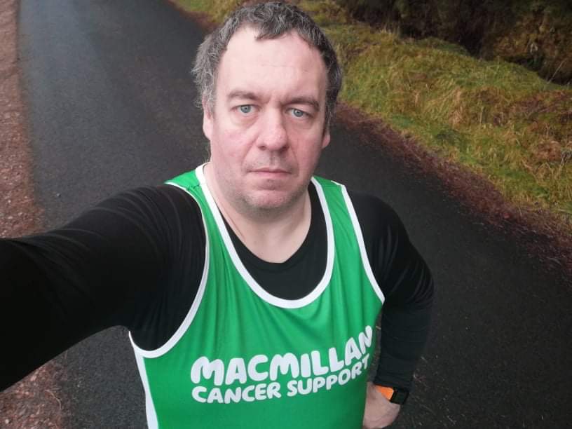 Andy runs for the hills to raise money for people with cancer