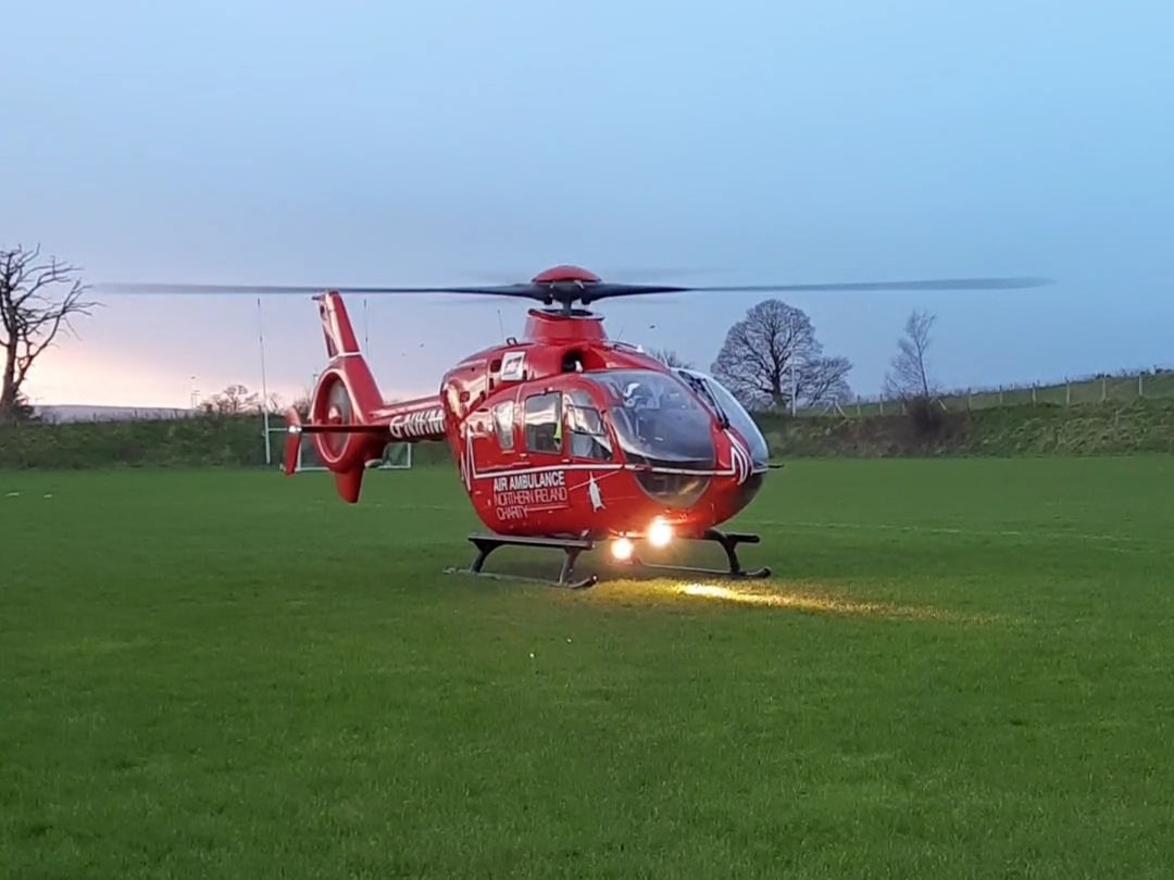 Air ambulance called after incident in Dugannon