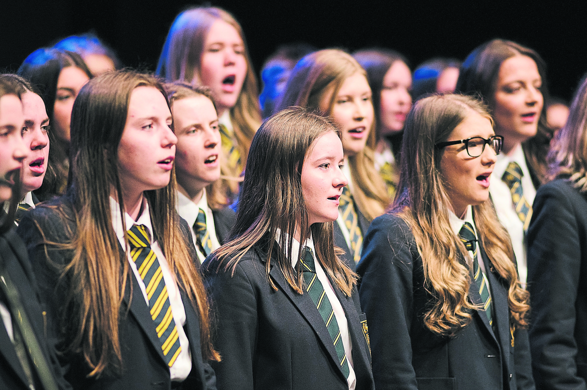 Omagh Academy students serenade the new season with special