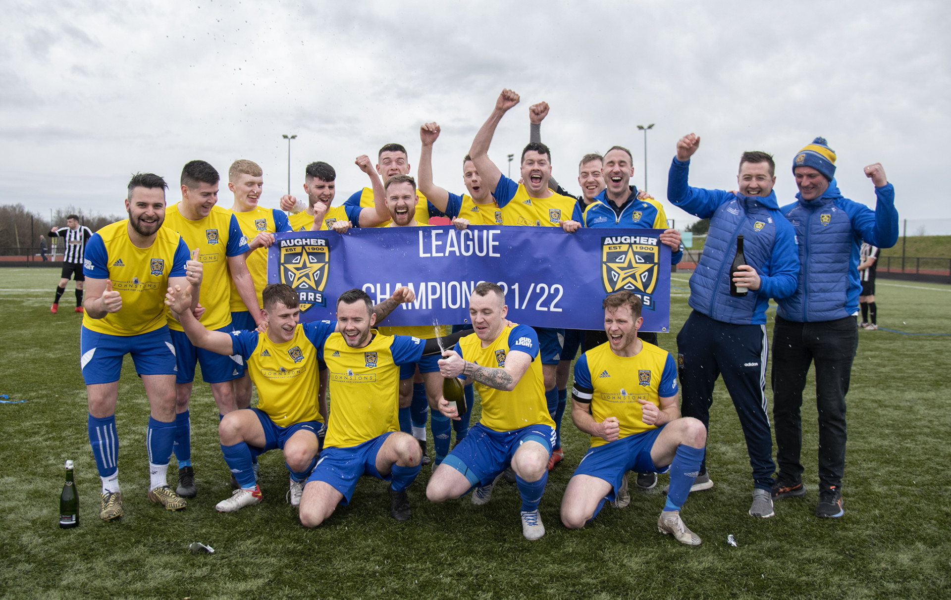 Augher are crowned Division Three champions after seven-goal thriller
