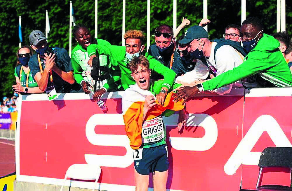 Tyrone teenager Nick Griggs sets new European U20 indoor mile record