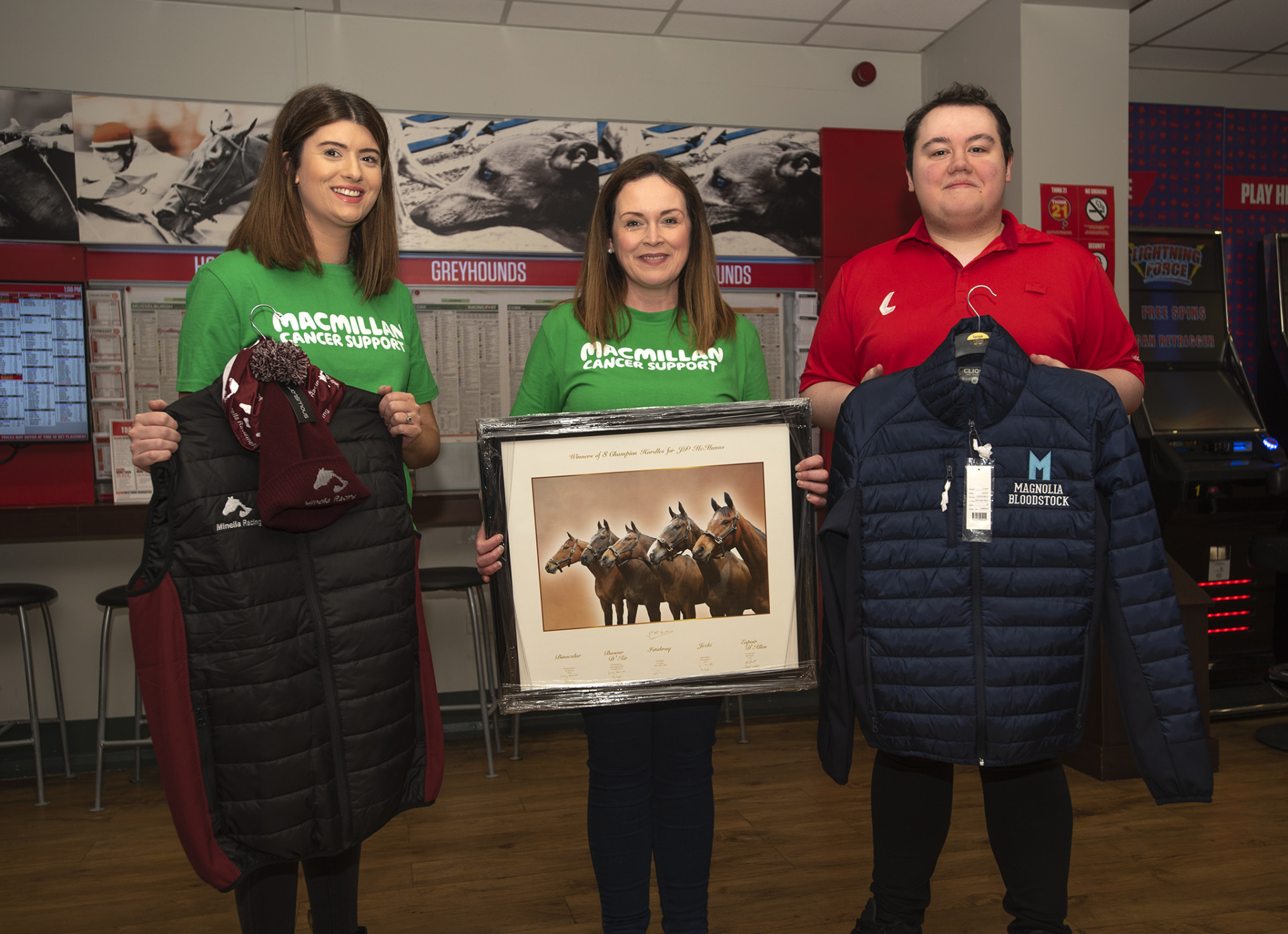 Ireland’s horse racing fraternity lend support to Sion Mills family