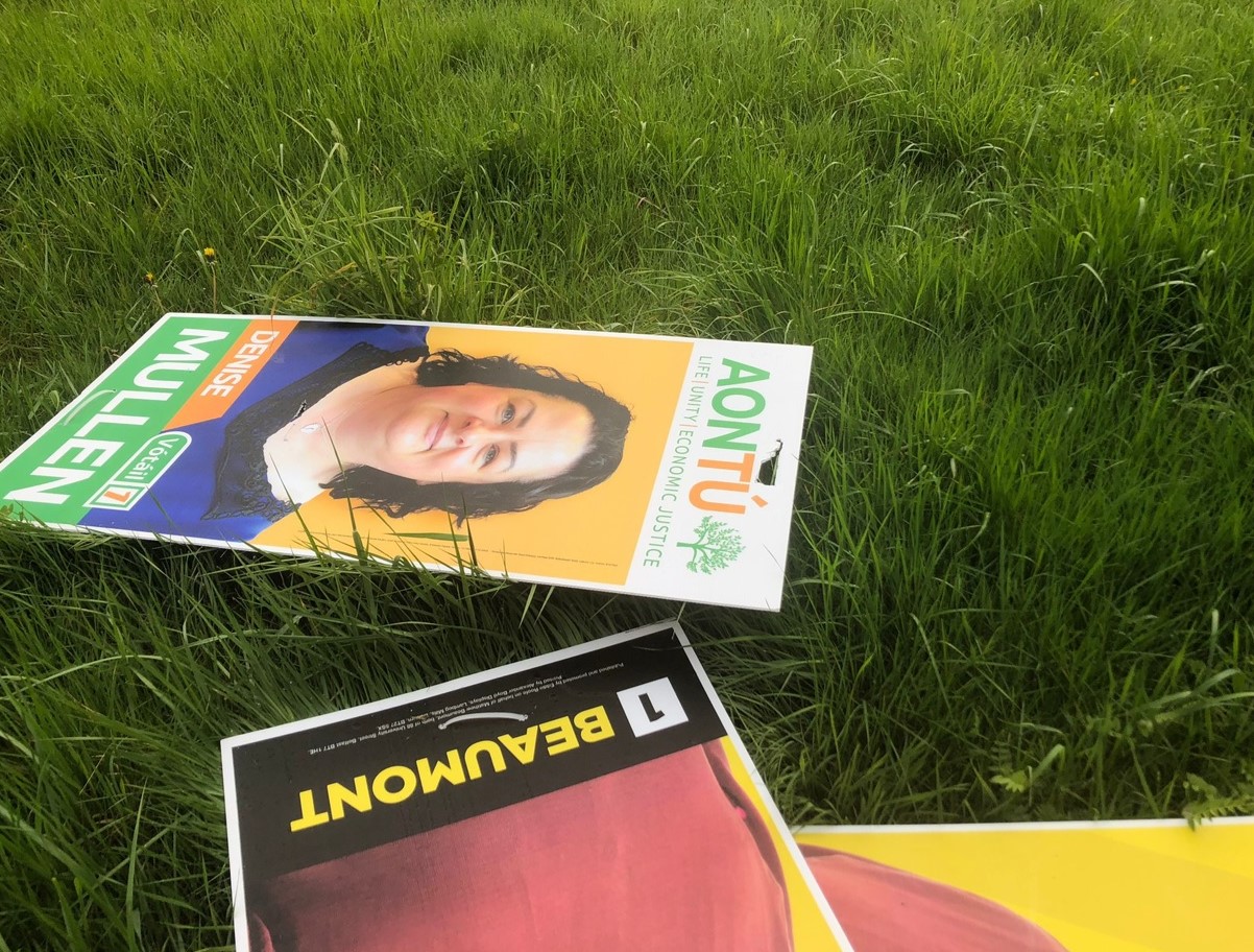 Anger as election posters torn down in Dungannon and Moy