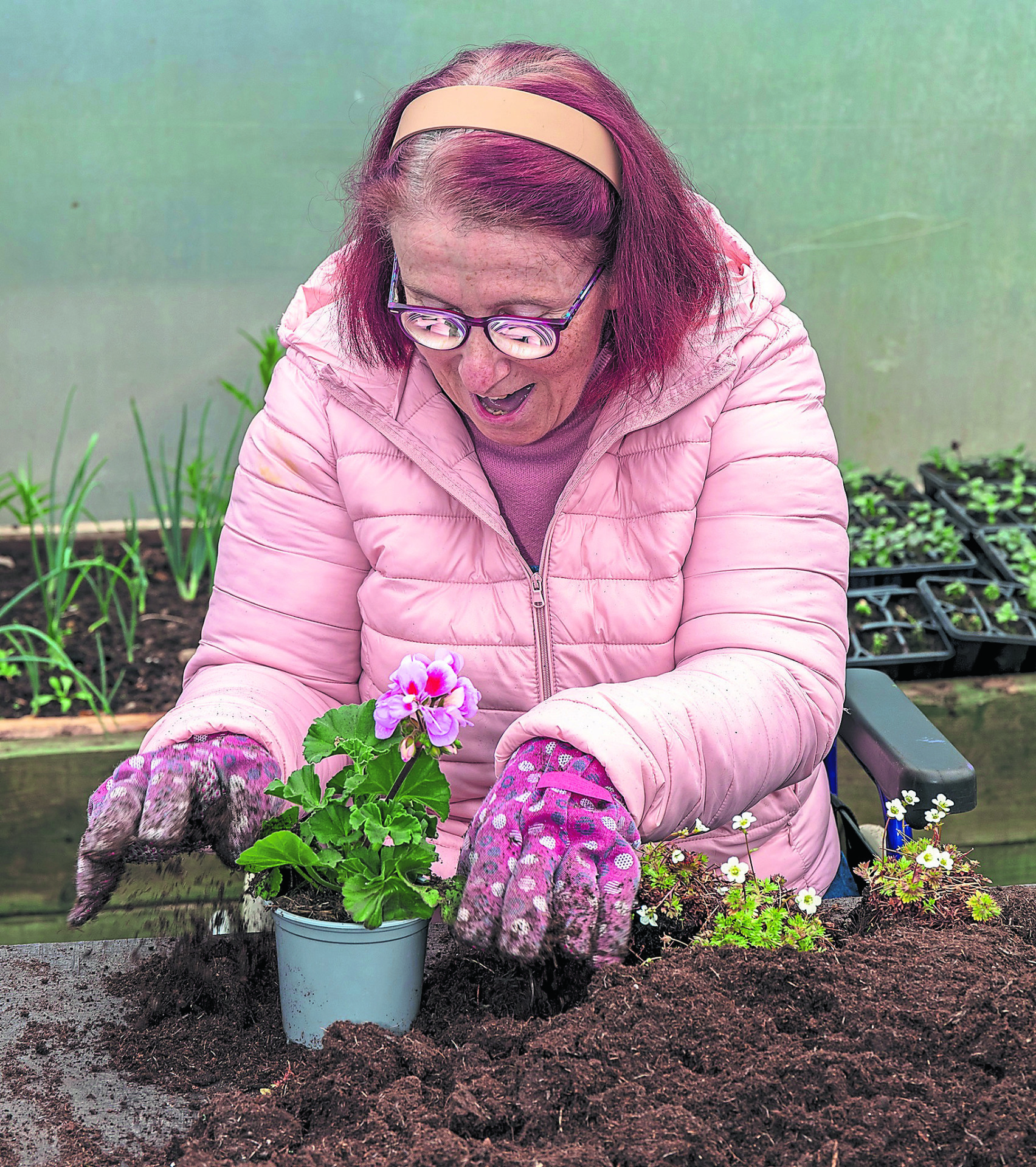 WATCH: Happiness blooms at local gardening group for disabled