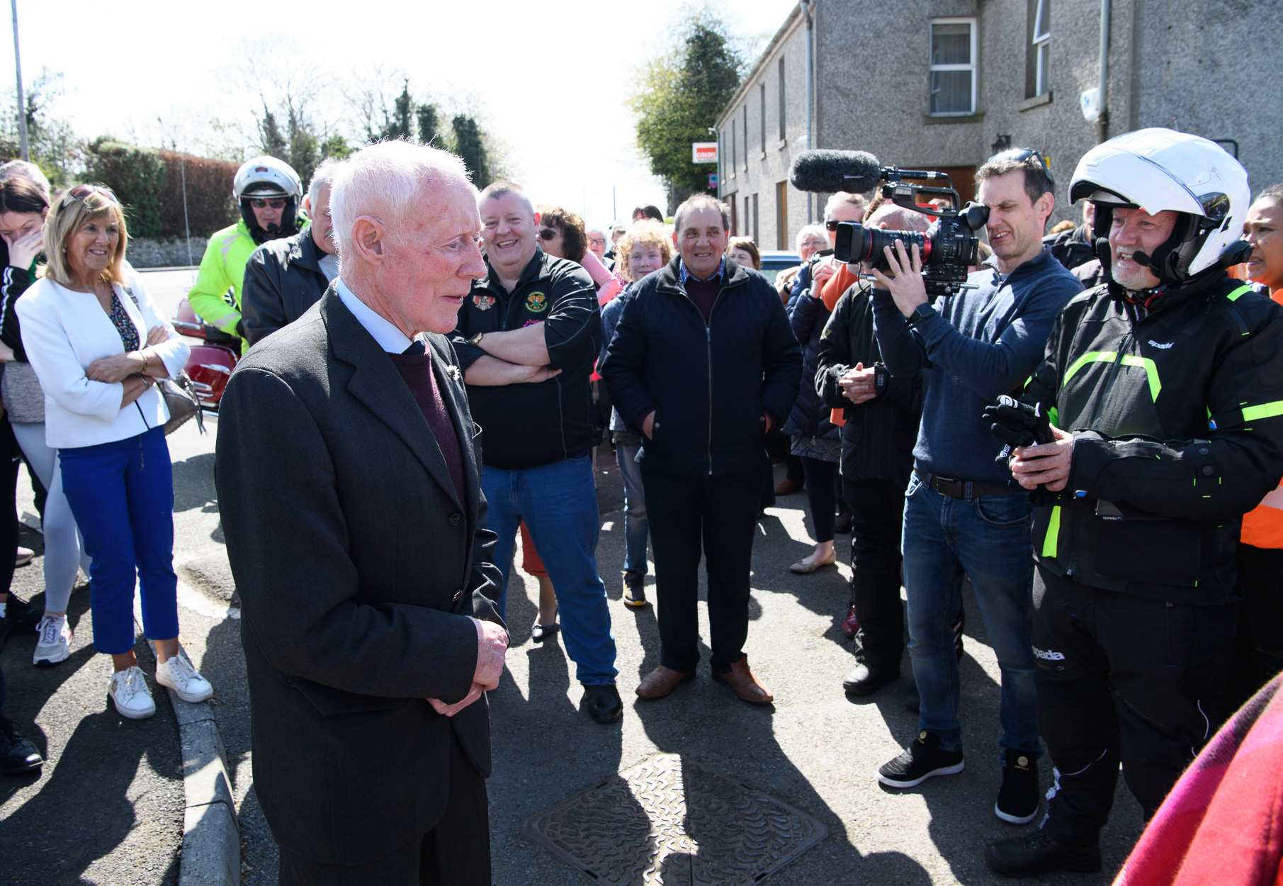 Watch: Bikers ‘Rock-up’ for Tyrone man’s 90th birthday
