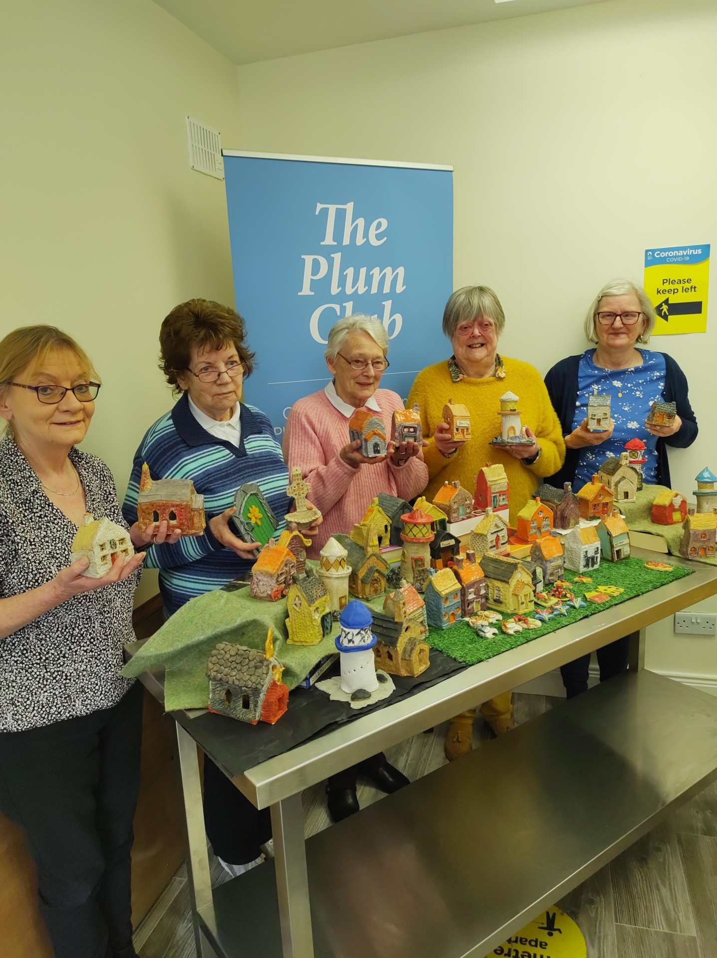 Plum Club members tell stories in clay
