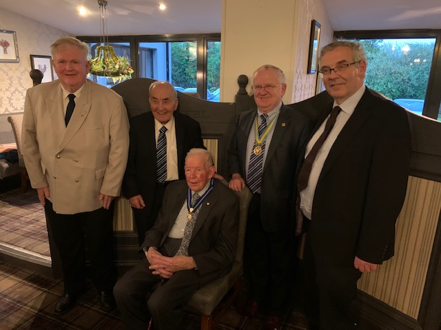 Night of celebration held in honour of Sam – a rotary stalwart