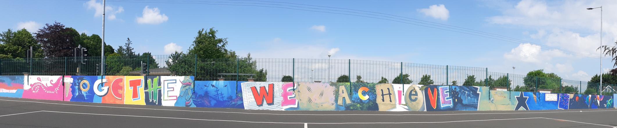 Barry achieves greatness with new mural at Strabane school
